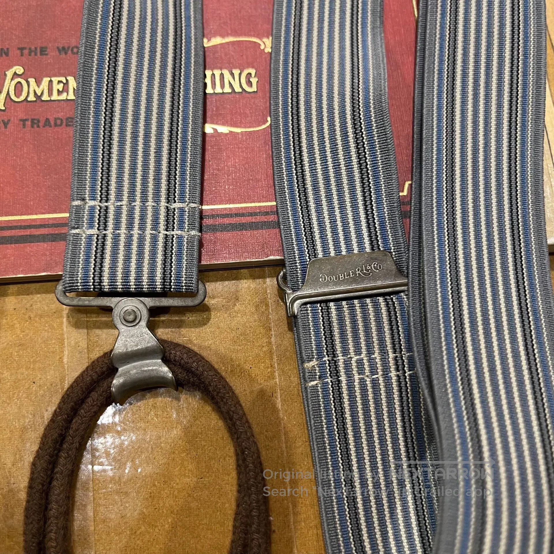 RRL Ralph Lauren RRL Vintage Striped Suspenders by Ralph Lauren. Size ONE SIZE - 4 Thumbnail