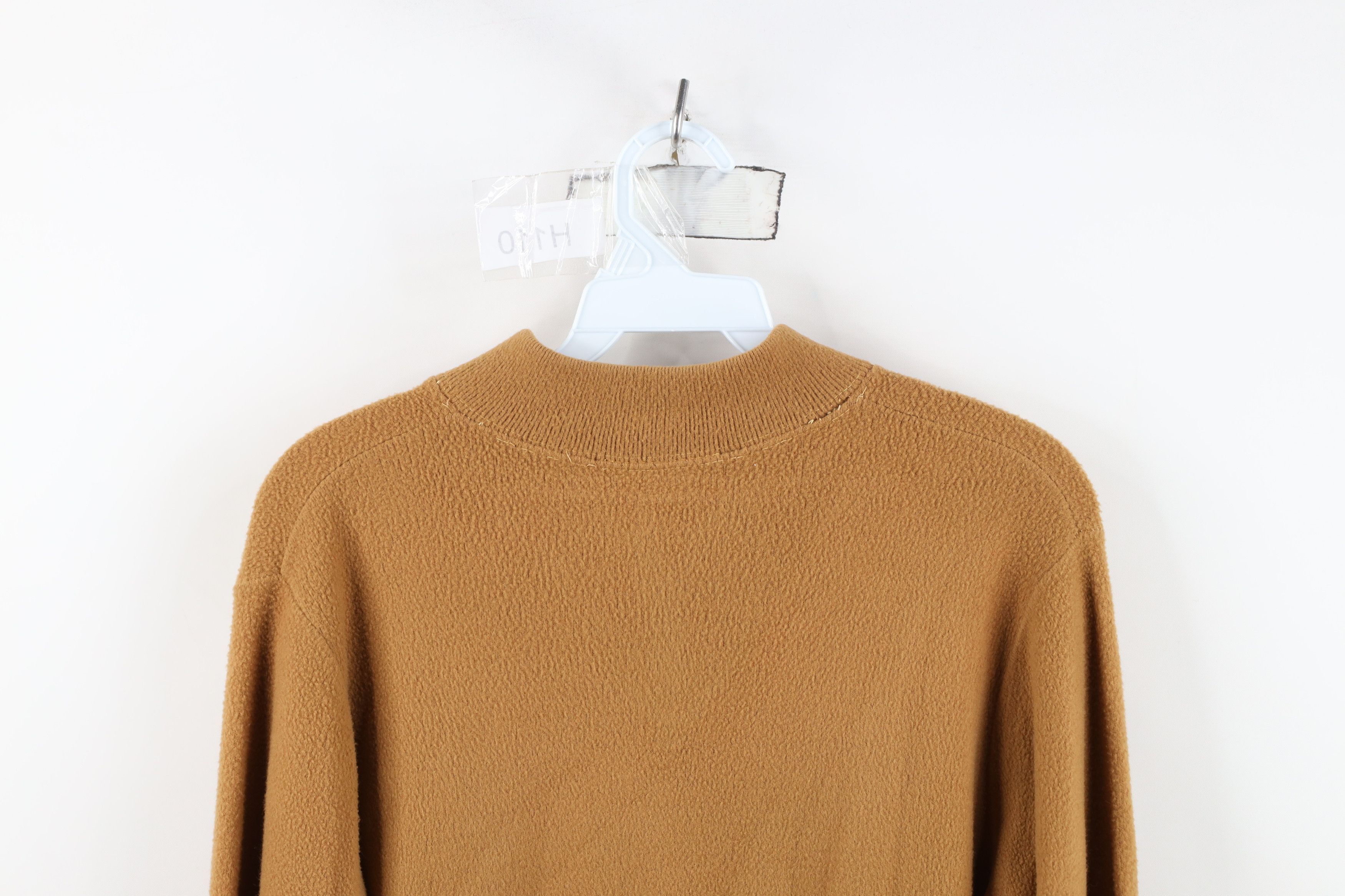 Vintage Vintage 60s Streetwear Velour Fleece V-Neck Sweatshirt Brown Size S / US 4 / IT 40 - 12 Thumbnail
