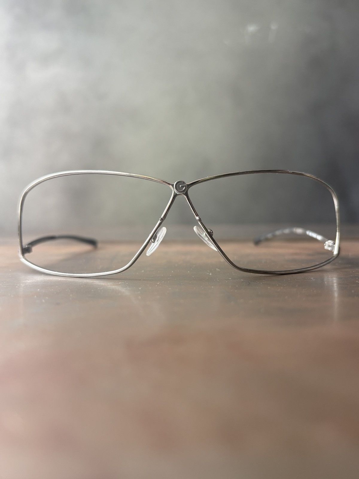 Gucci Vintage Gucci Frames 2000s Metal Shield GG 1709/S Tom Ford Size ONE SIZE - 5 Thumbnail