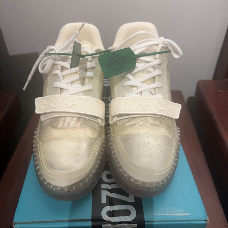 Louis Vuitton Louis Vuitton Transparent Logo Fashion Sneakers -2508 Size US 8.5 / EU 41-42 - 2 Thumbnail