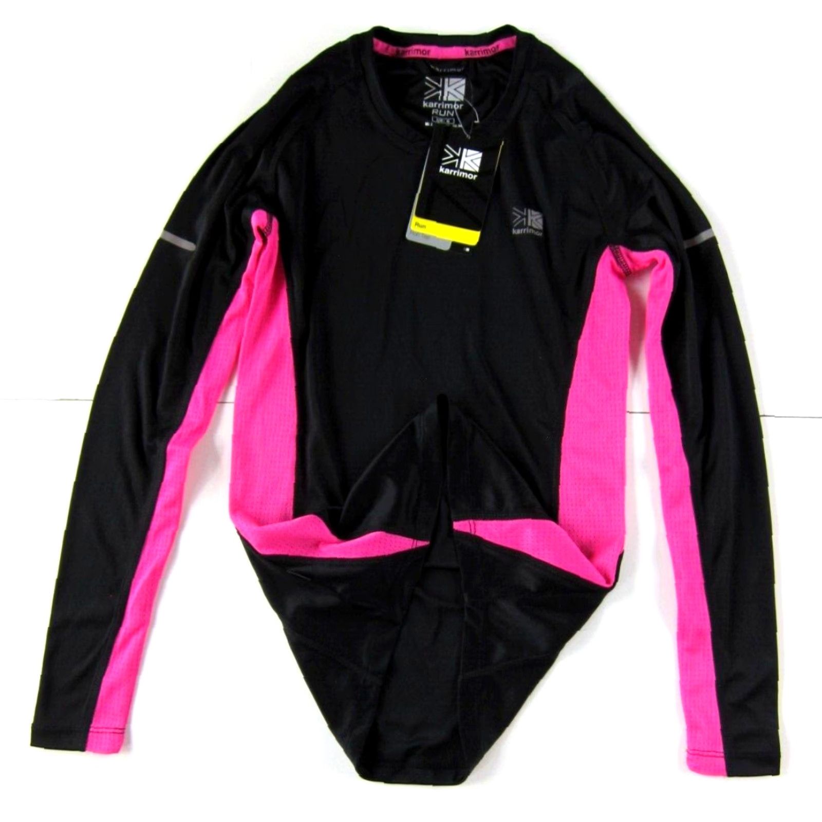 Karrimor NWT Karrimor Black Pink Stretch Long Sleeve RUN Tee Shirt Women Size 2 Size XS / US 0-2 / IT 36-38 - 5 Thumbnail