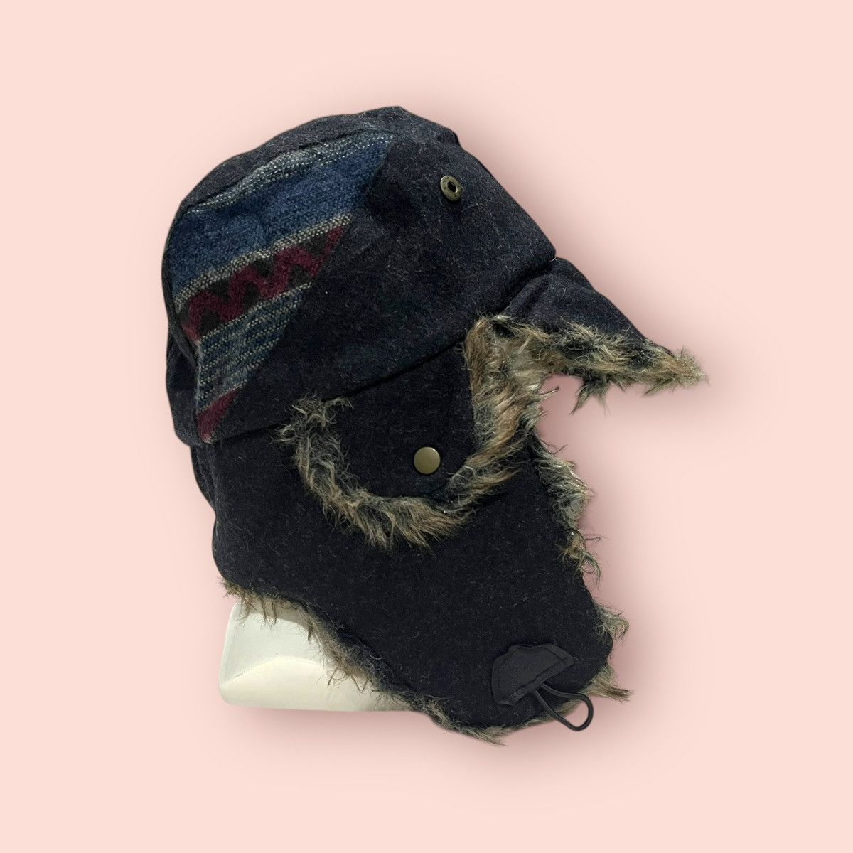 If Six Was Nine × Japanese Brand VINTAGE FAUX FUR TRAPPER HAT ALT BEANIE Size ONE SIZE - 6 Thumbnail