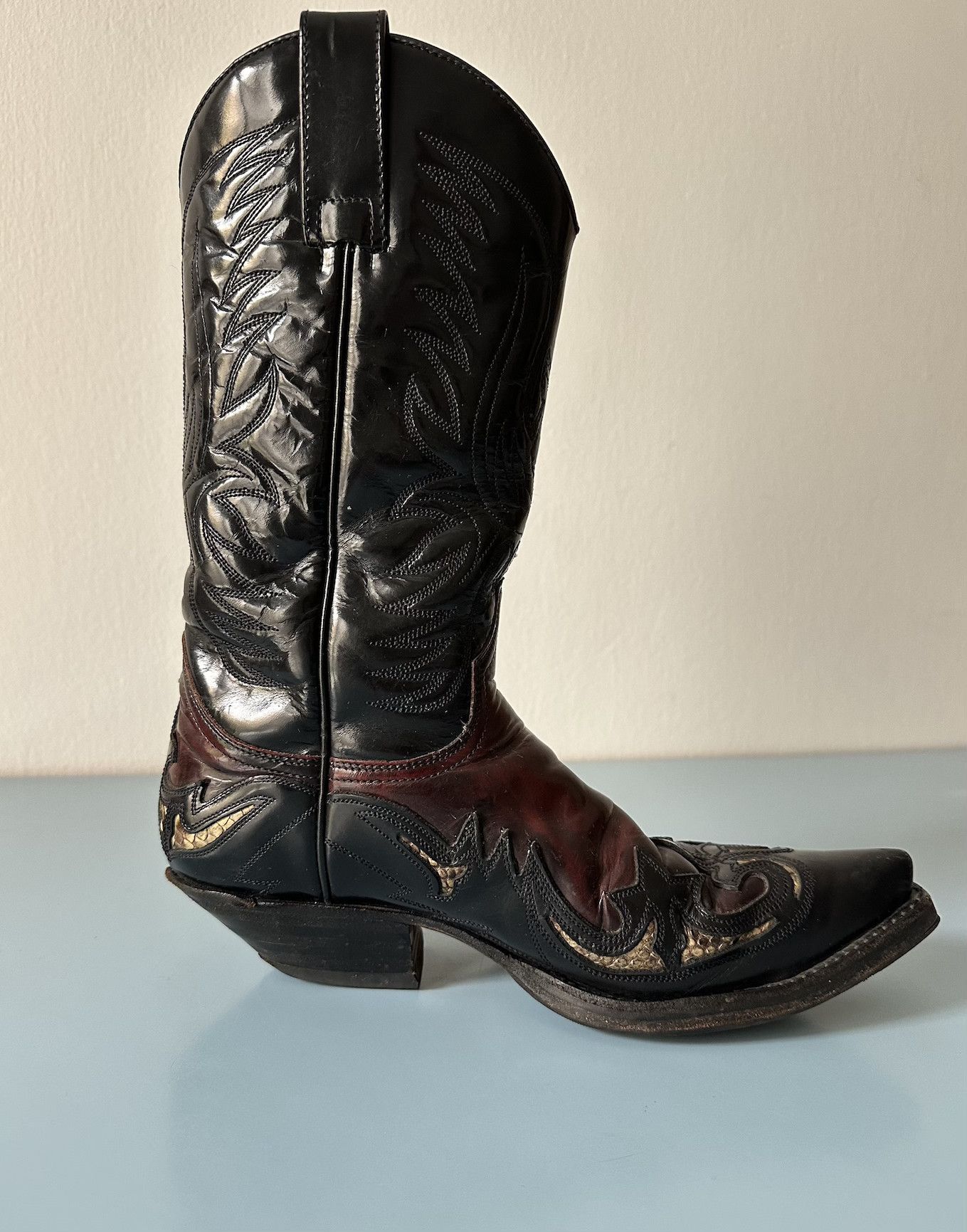 Sendra Sendra Cuban Heel Cowboy Boots - UK7/EU40 leather & python Size US 7 / EU 40 - 7 Thumbnail