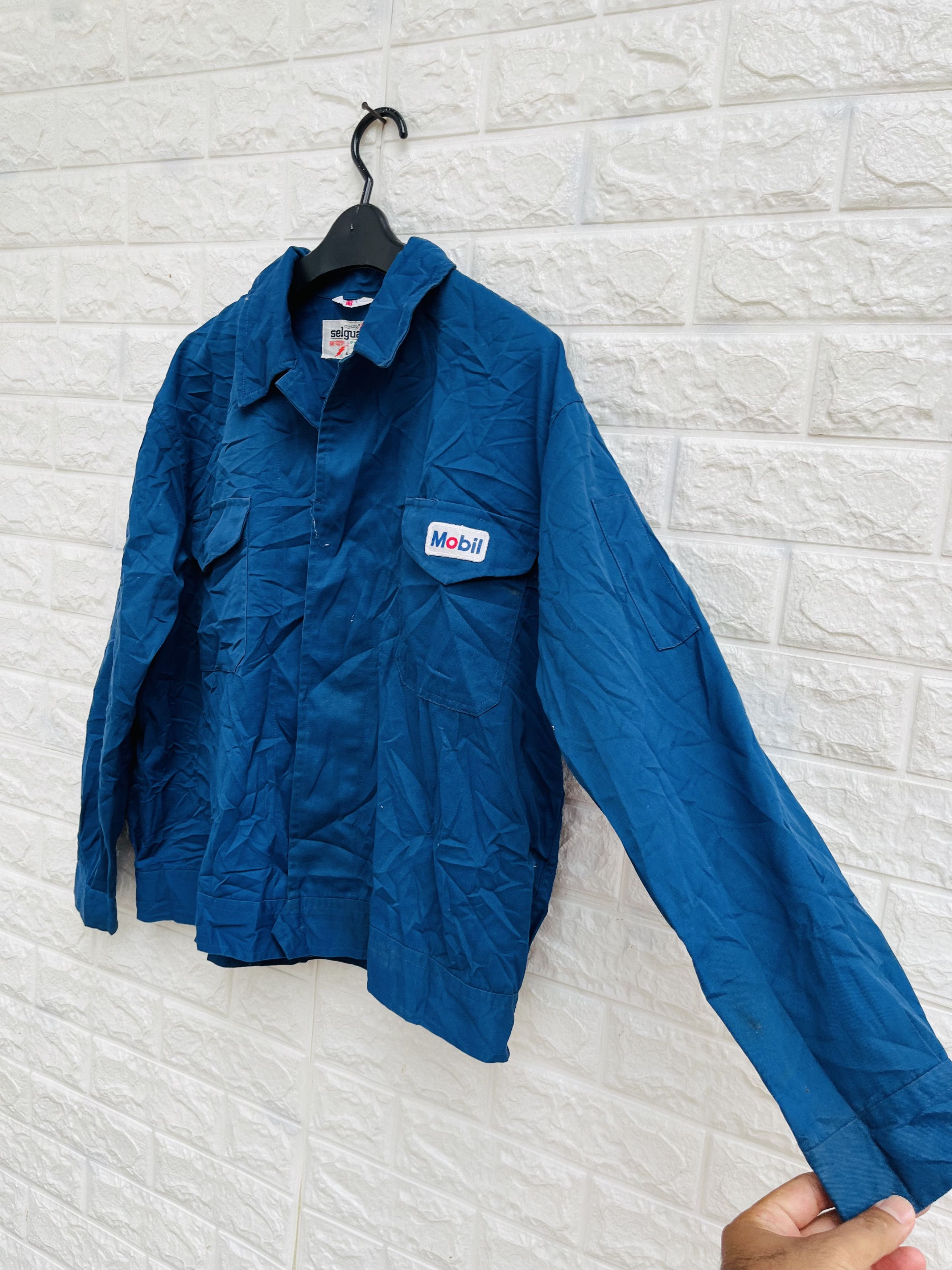 Japanese Brand × Vintage Vintage 90s Mobil Uniform Streetwear Fashion Style Size US M / EU 48-50 / 2 - 5 Thumbnail