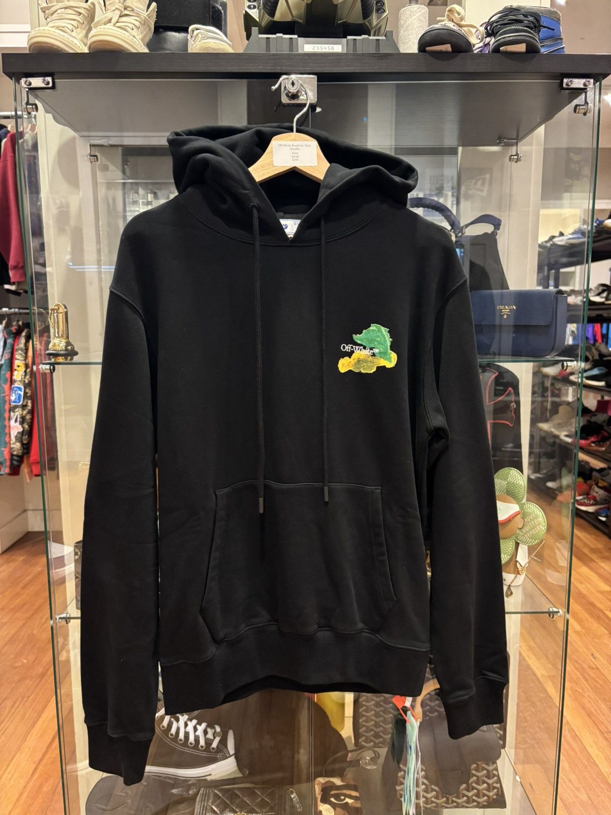 Off-White Off white brush arrow hoodie black Size US S / EU 44-46 / 1 - 1 Thumbnail