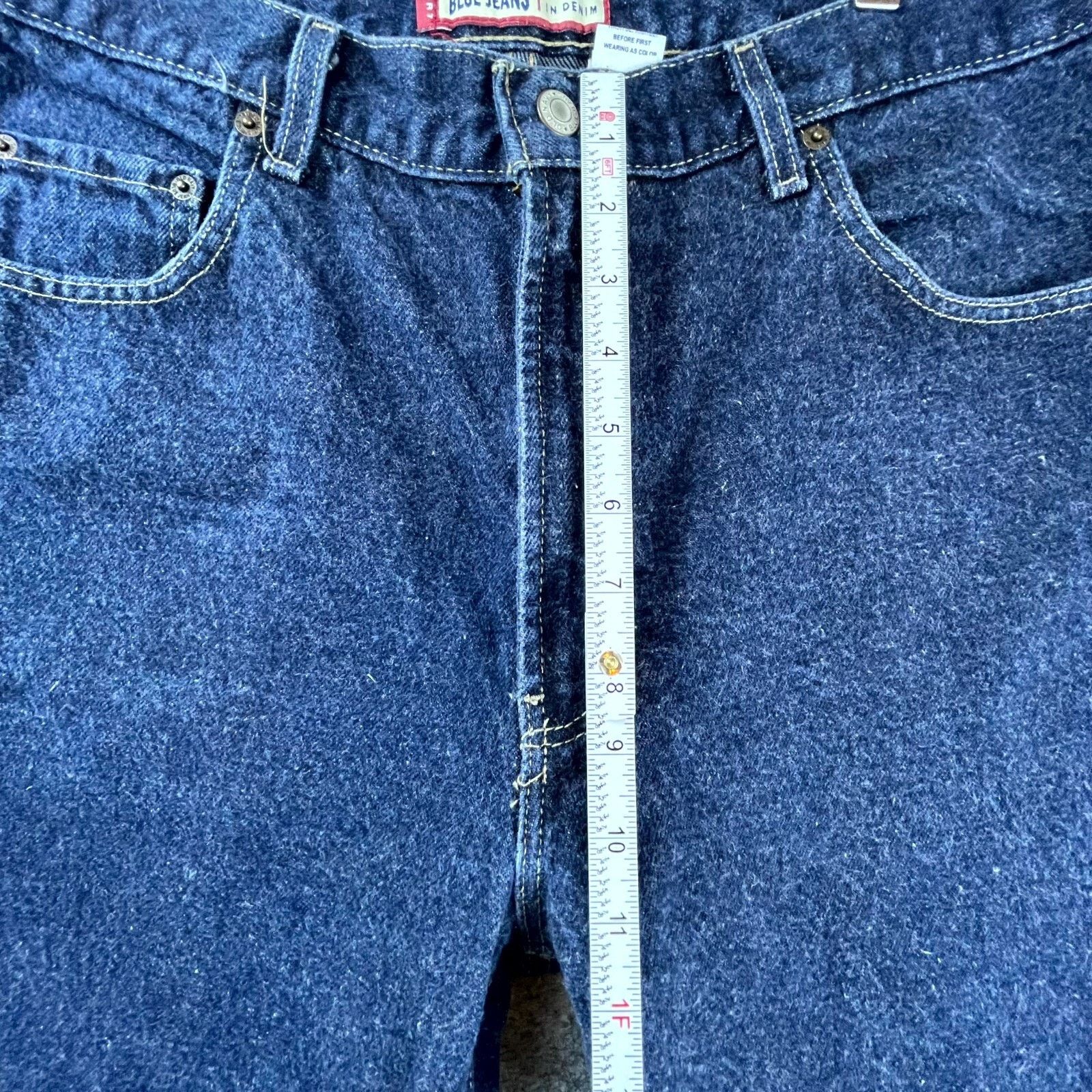 Old Navy Vintage Old Navy Jeans Mens 34 Straight Relaxed Frayed Loose Size US 34 / EU 50 - 8 Thumbnail