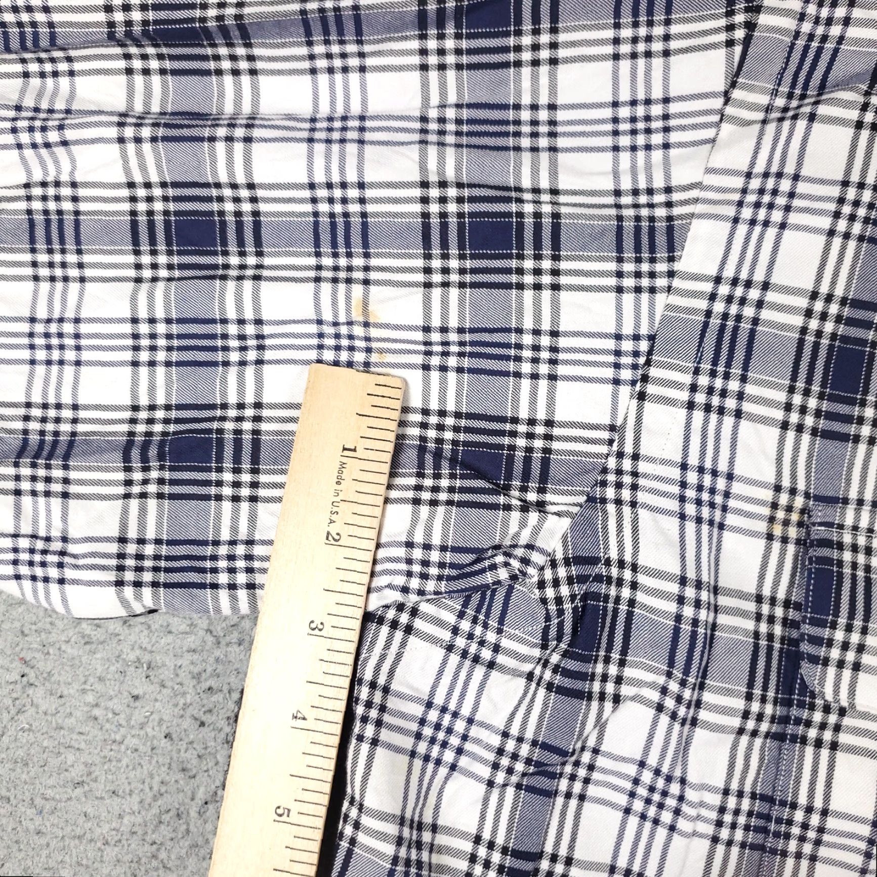 Ralph Lauren Ralph Lauren Shirt Mens Large Blue Plaid Button-Up Long Sleeve Casual Formal Workwear Executive Shirt Mens L Blue Plaid Shirt Size US L / EU 52-54 / 3 - 3 Thumbnail