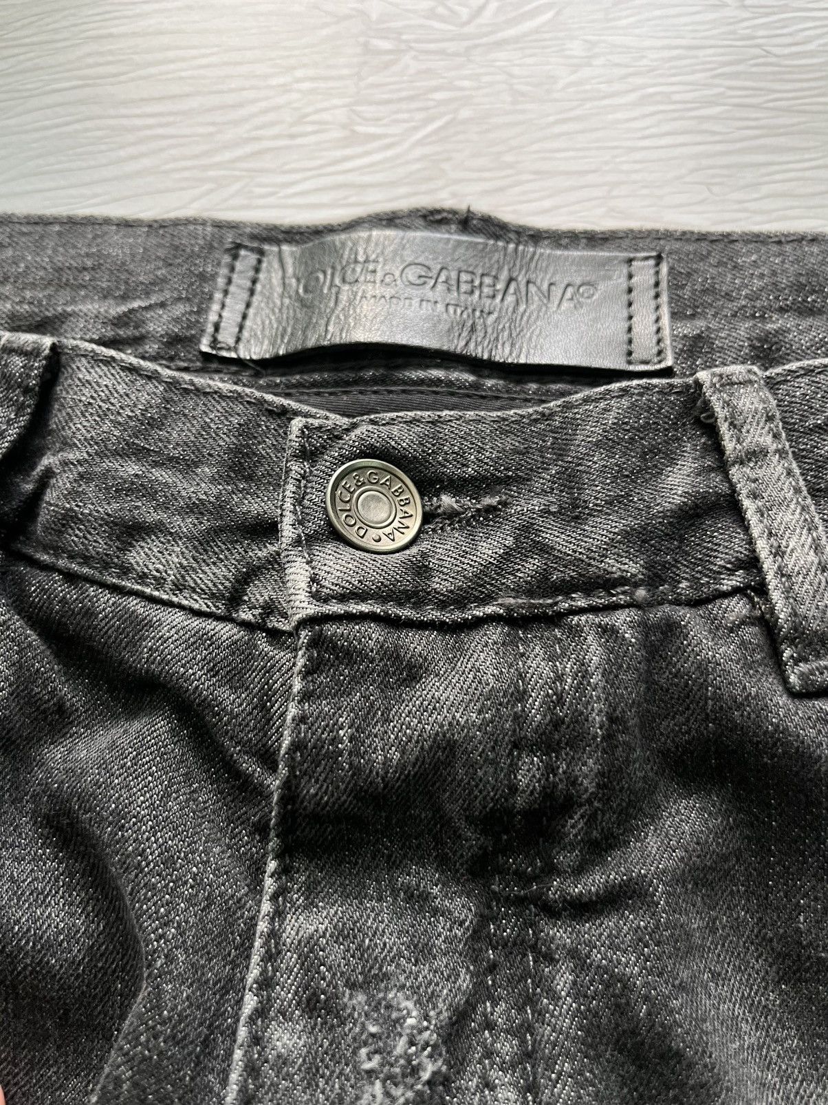 Dolce & Gabbana Dolce & Gabbana Luxury Jeans Denim Streetwear Dark Size US 35 - 7 Thumbnail