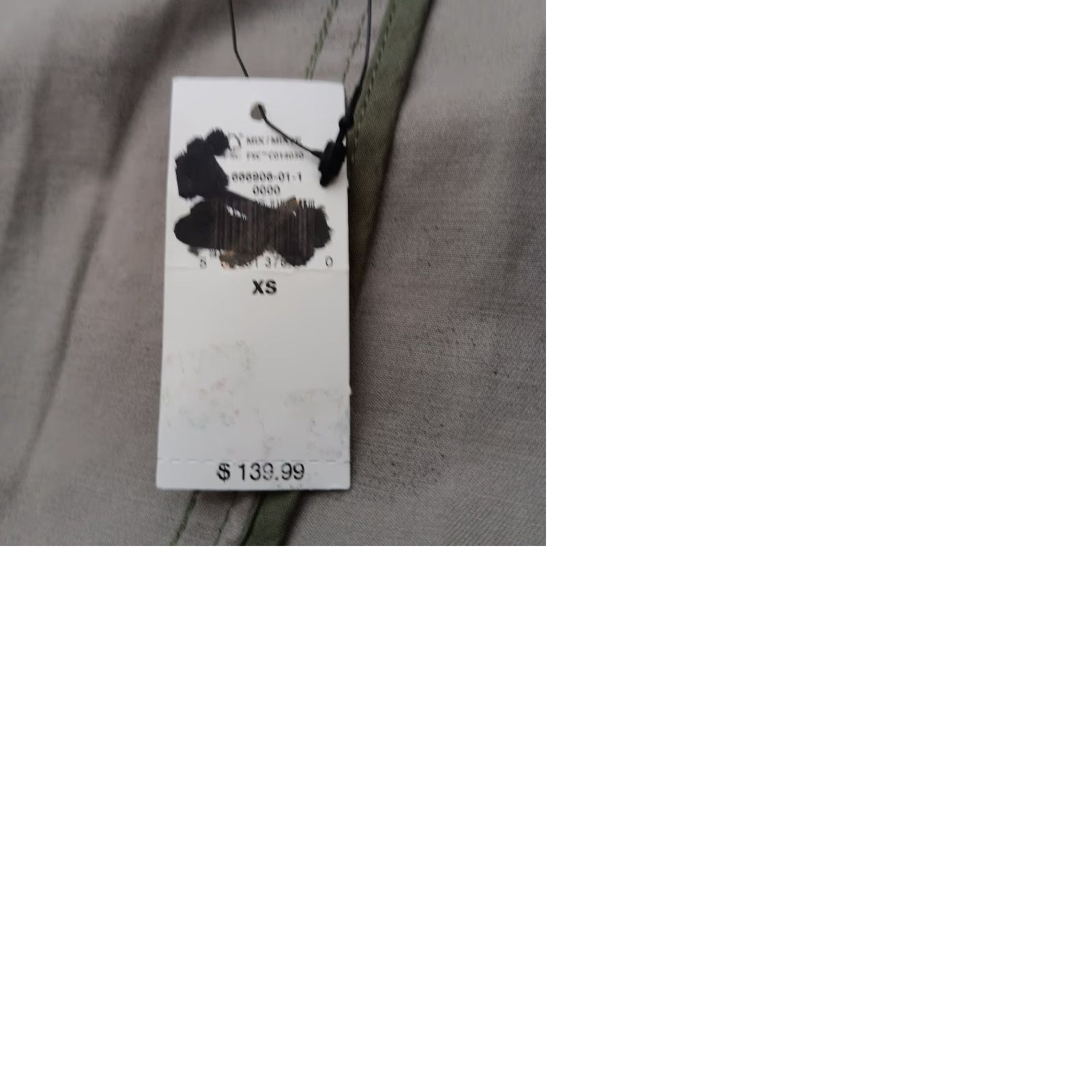 Banana Republic Banana Republic Jacket Camouflage XS Tie Waist Utility Cotton Blend Green Ladies Regular Short Sleeve Zip Snap Pockets Size XS / US 0-2 / IT 36-38 - 9 Thumbnail