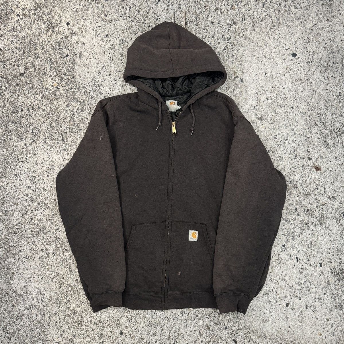 Carhartt Carhartt Thrashed Faded Distressed Zip Up Hoodie ERD Grunge Size US XXL / EU 58 / 5 - 13 Thumbnail