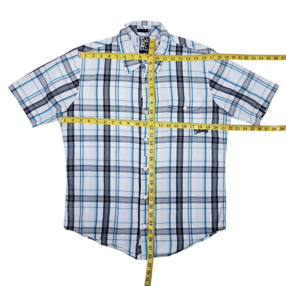 Billabong Billabong Shirt Embroidered Logo Short Sleeve Plaid Check Size US M / EU 48-50 / 2 - 12 Thumbnail