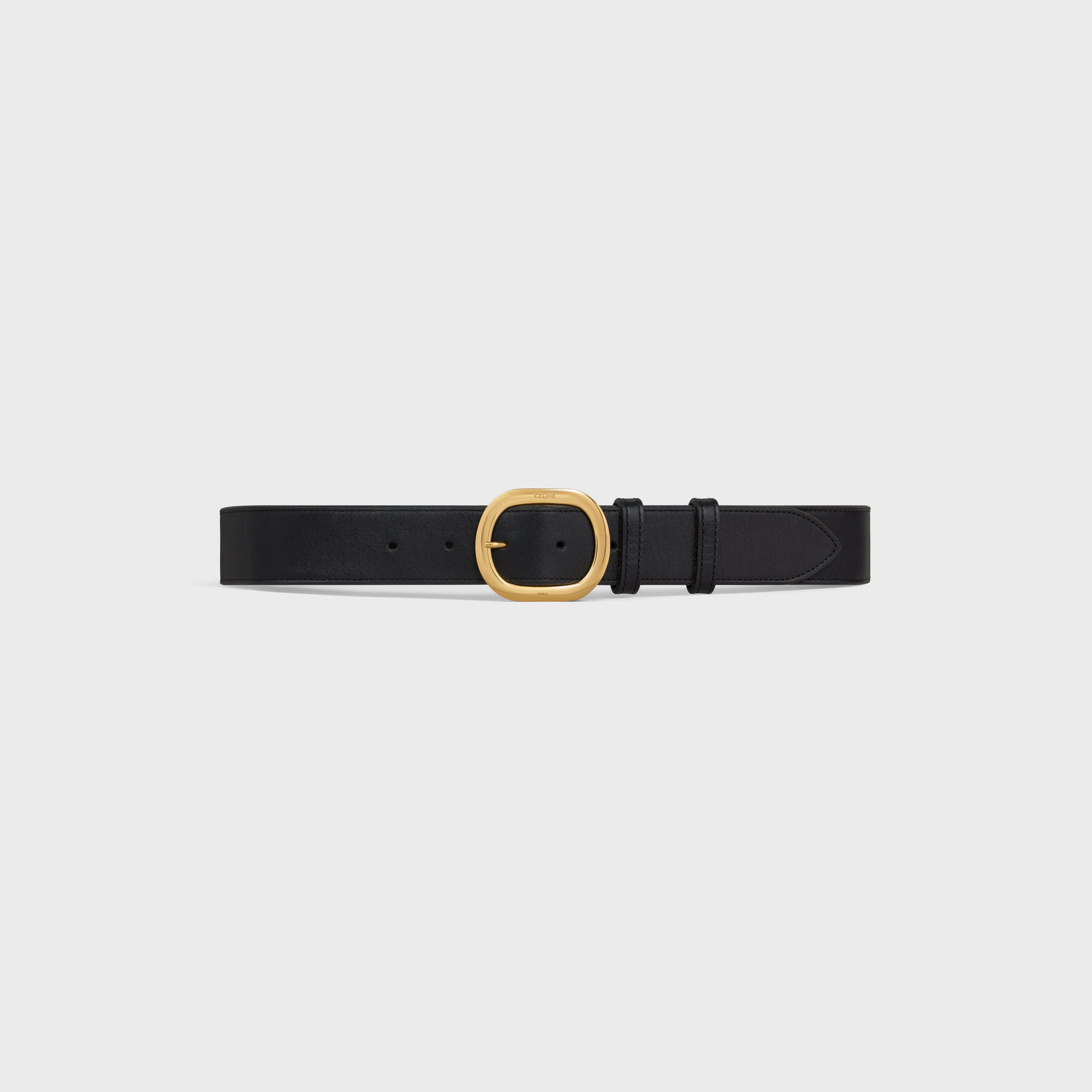 Celine o1bcso1str1124 Size: 80 / Large Lulu Vintage Belt in Black Size ONE SIZE - 1 Thumbnail