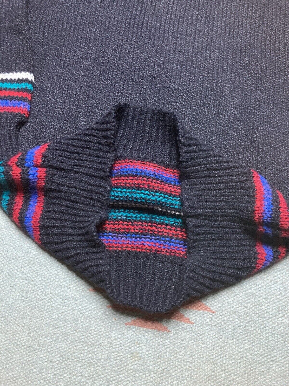 McGregor × Vintage VTG Mcgregor knit sweater aztec Navajo geometric abstract M Size US M / EU 48-50 / 2 - 5 Thumbnail