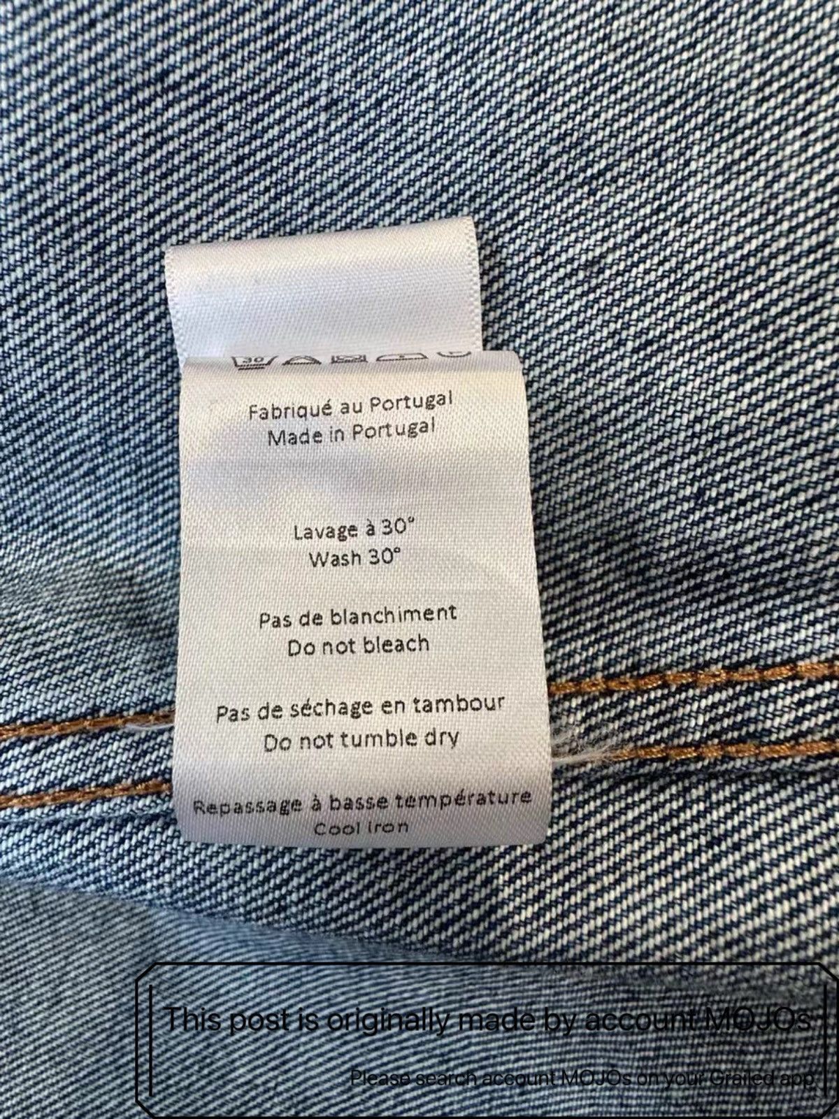 Y/Project Sz XS Y/Project Oversized Denim Jacket mojos1616 Size US XS / EU 42 / 0 - 6 Thumbnail