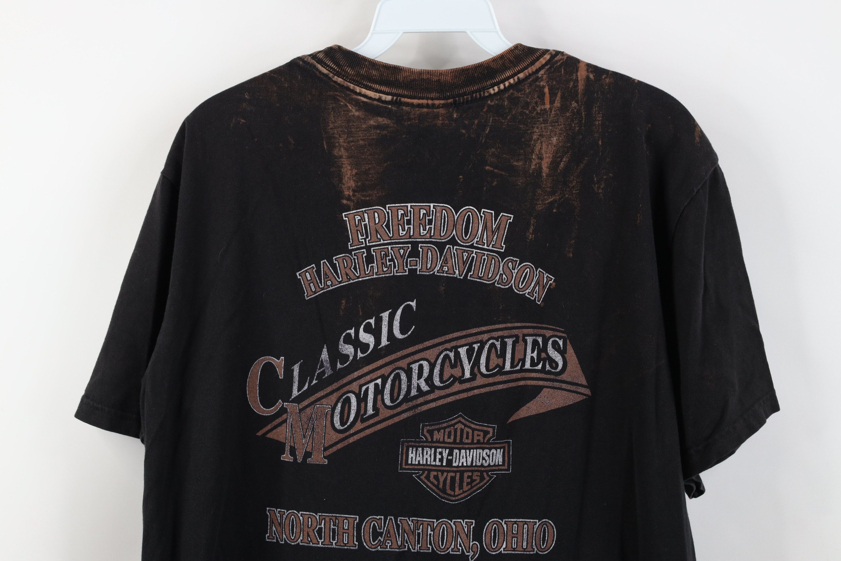 Harley Davidson Vintage Y2K Harley Davidson Military Dog Tags T-Shirt Black Size US L / EU 52-54 / 3 - 13 Thumbnail
