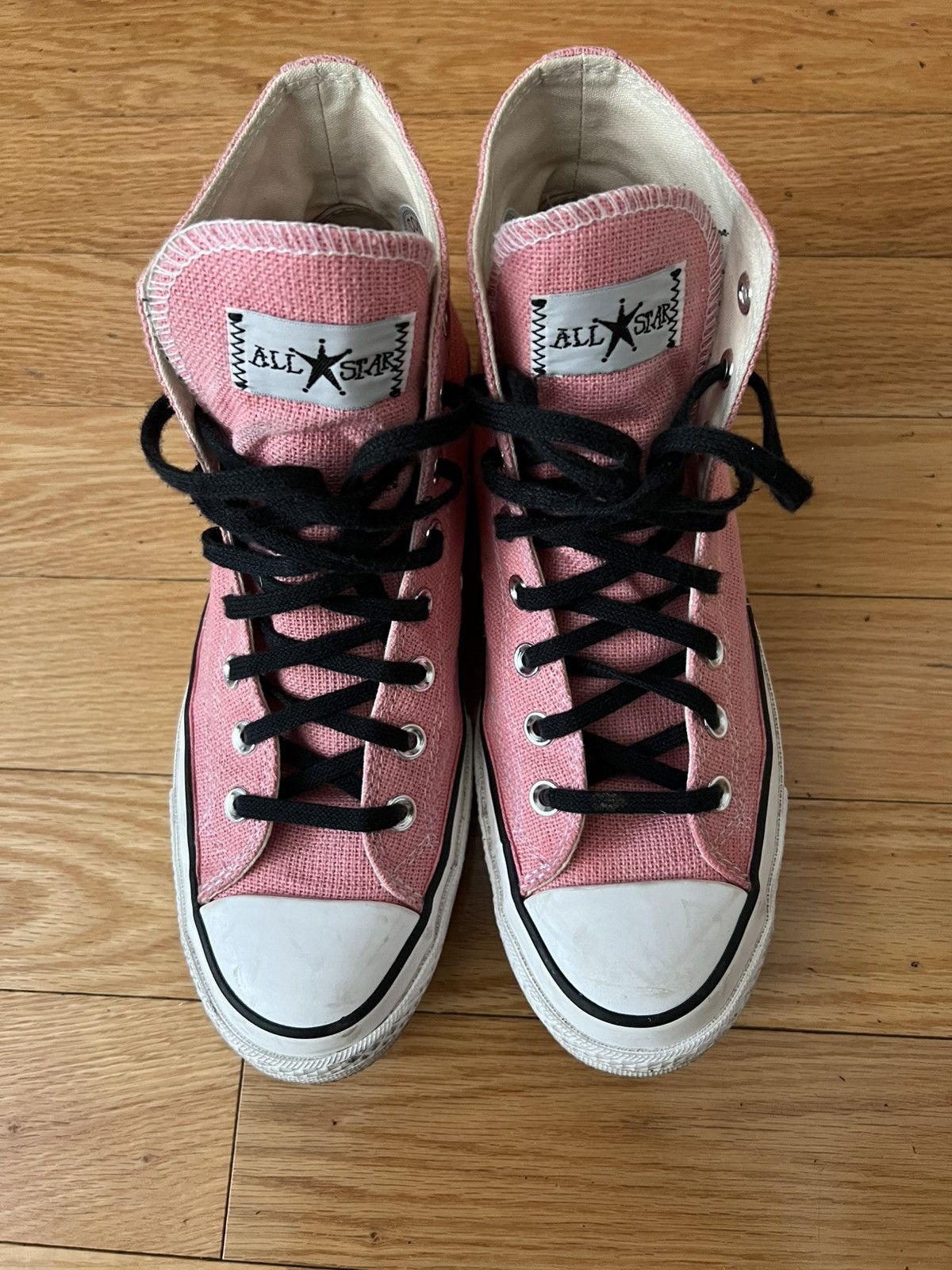 Converse × Stussy Converse x Stüssy Chuck 70 “Surfman” Pink Size US 7.5 / EU 40-41 - 3 Thumbnail