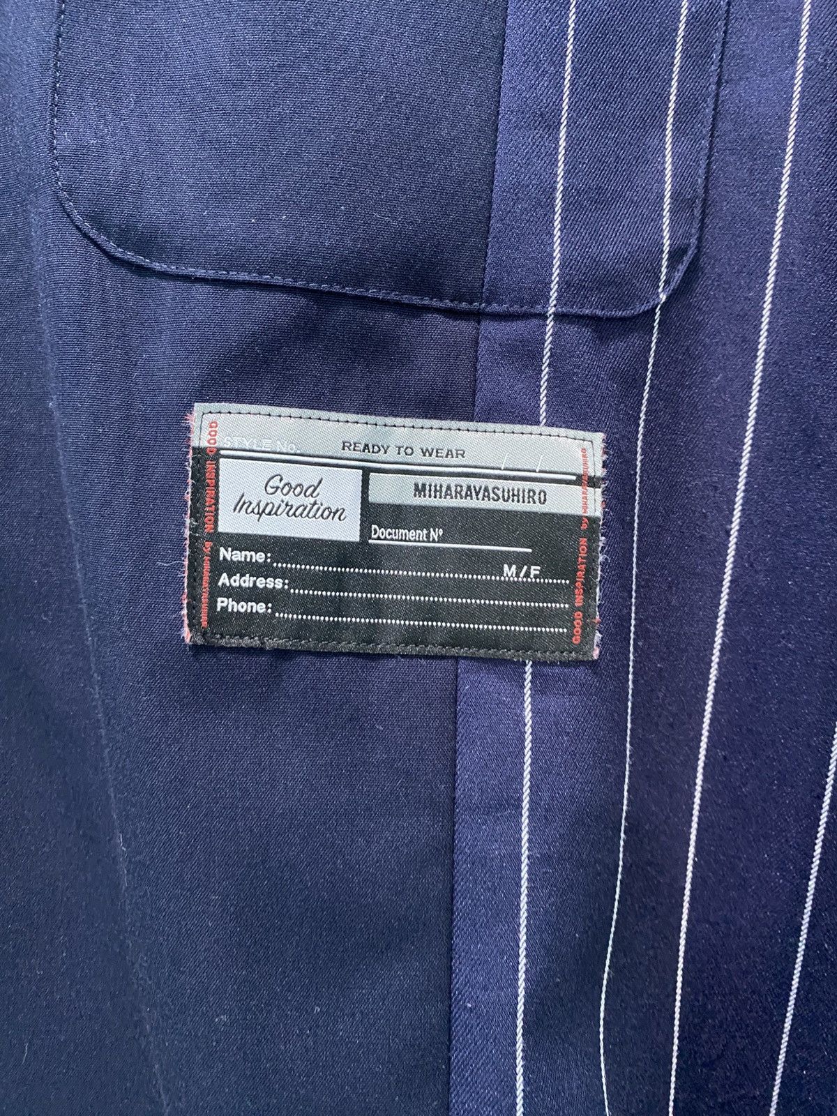 Maison MIHARA YASUHIRO Miharayasuhiro x GU Striped Shirt Button up Nice Design Size US L / EU 52-54 / 3 - 7 Thumbnail