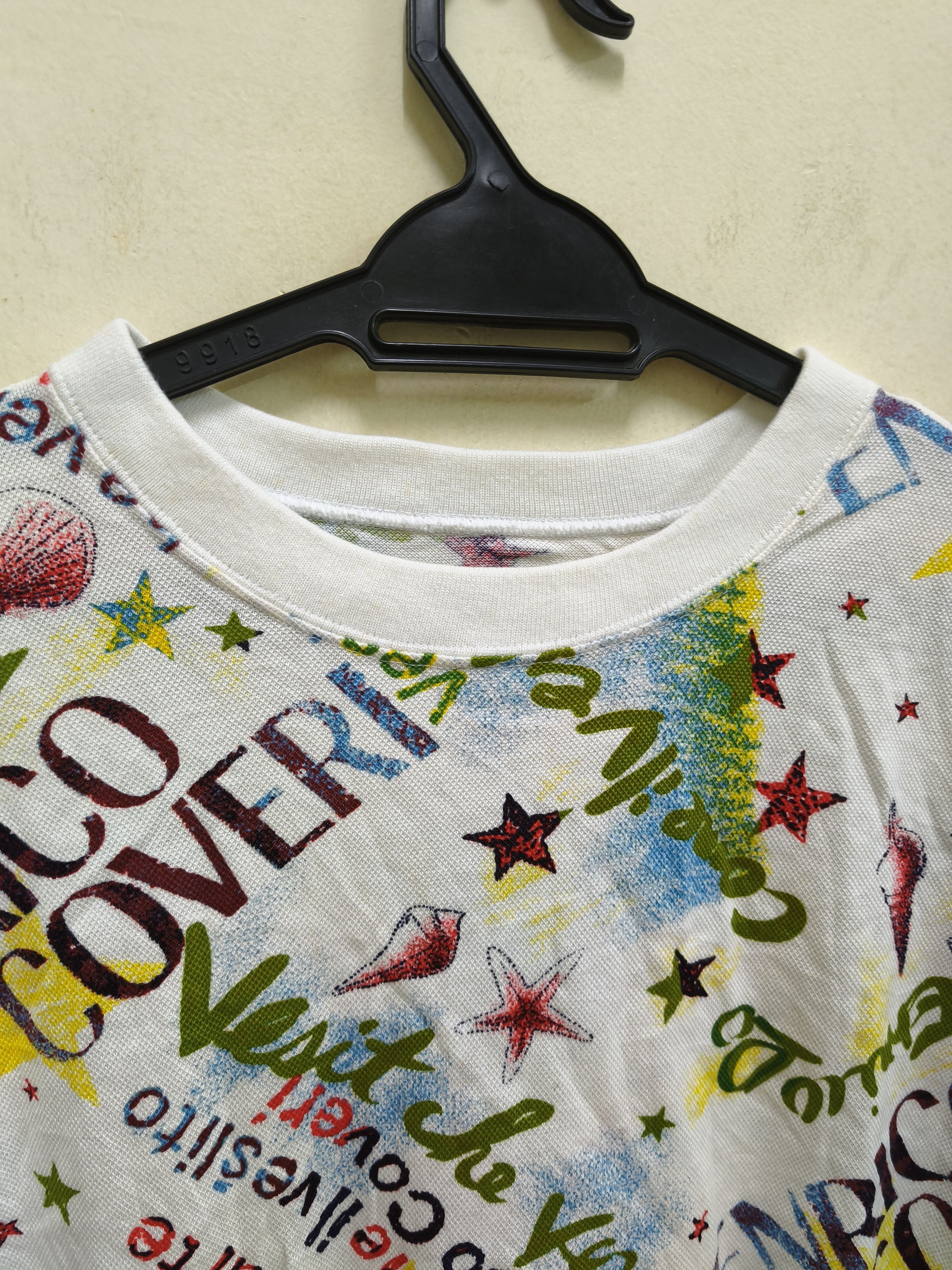 Enrico Coveri Rare Enrico Coveri Vesito che versa full print tees Size US M / EU 48-50 / 2 - 4 Thumbnail