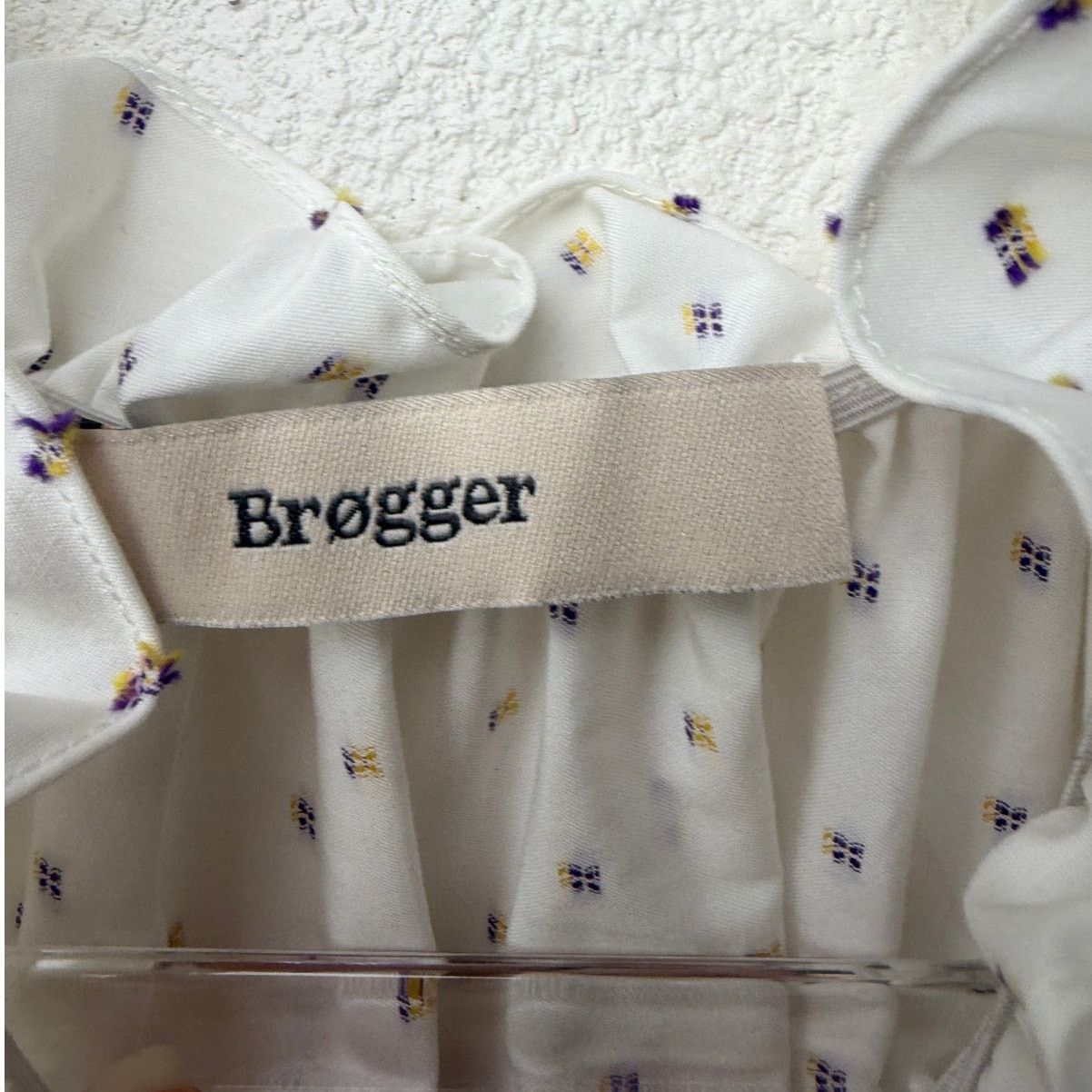 Other Brøgger Blouse White Ruffle Dobby Sleeveless Women US XS Size XS / US 0-2 / IT 36-38 - 10 Thumbnail