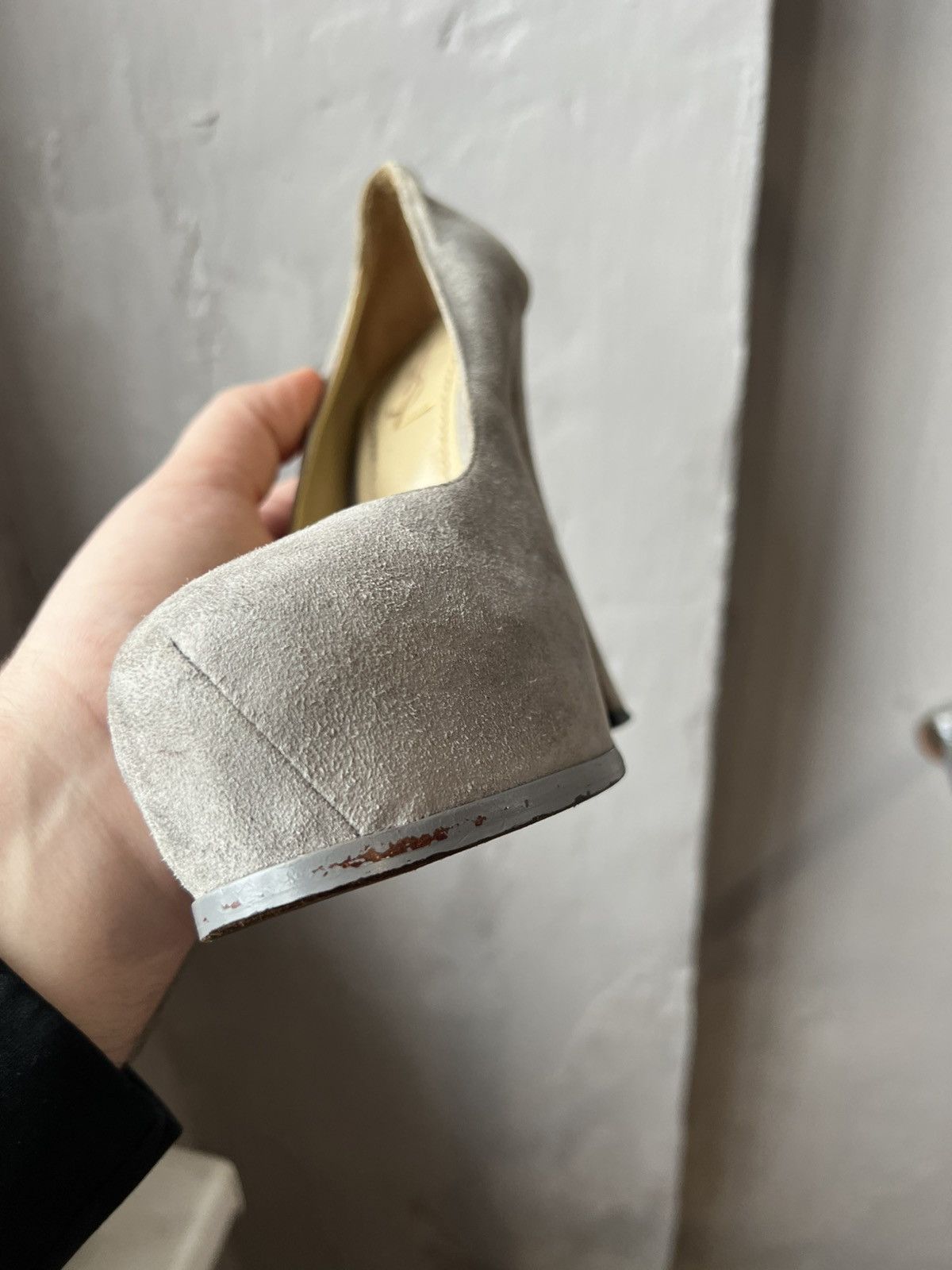 Yves Saint Laurent YSL YVES SAINT LAURENT ITALY ICON GRAY TRIBTOO HEELS SIZE 37 Size US 7 / IT 37 - 11 Thumbnail