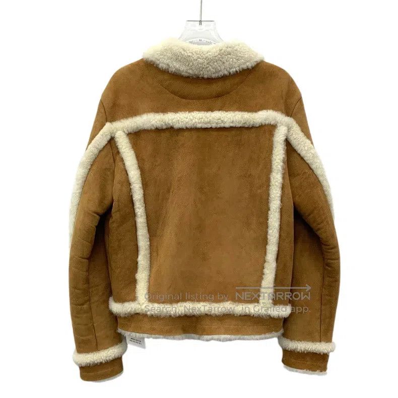 Loewe Loewe Dark brown lamb leather collar single-breasted long- Size US S / EU 44-46 / 1 - 2 Thumbnail