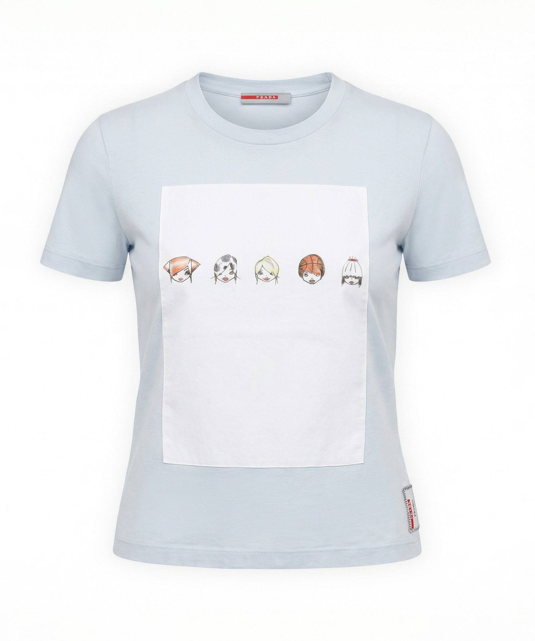 Prada PRADA T Shirt Logo C100 Unspoken 2006 Print Blue Size S Size S / US 4 / IT 40 - 1 Thumbnail