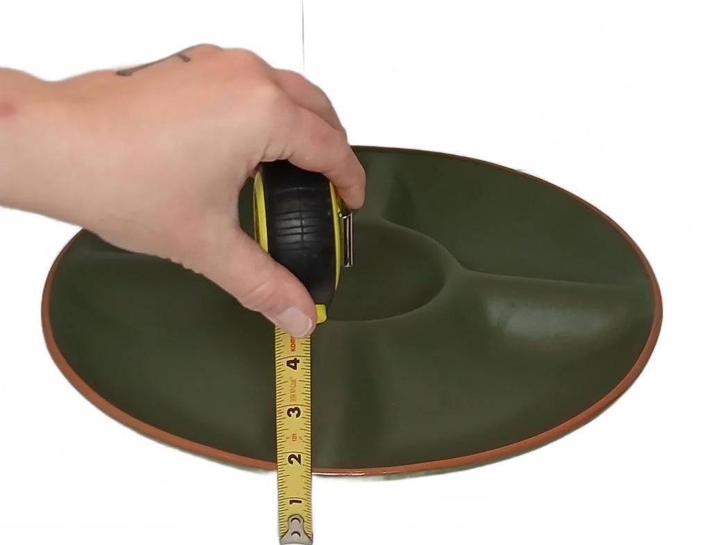Designer Casa Verde Divided Plate Green Terra Cotta Size ONE SIZE - 8 Thumbnail