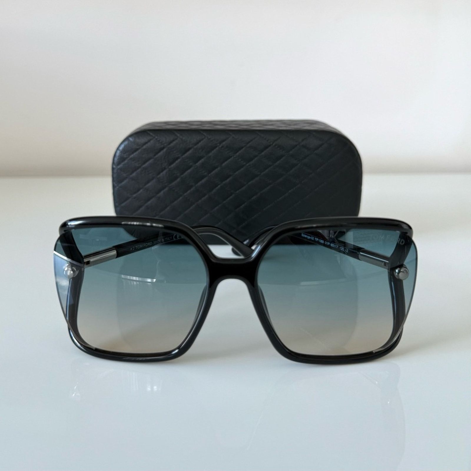 Tom Ford NEW!!! Tom Ford women sunglasses Solange 02 TF1089 01P Size ONE SIZE - 6 Thumbnail