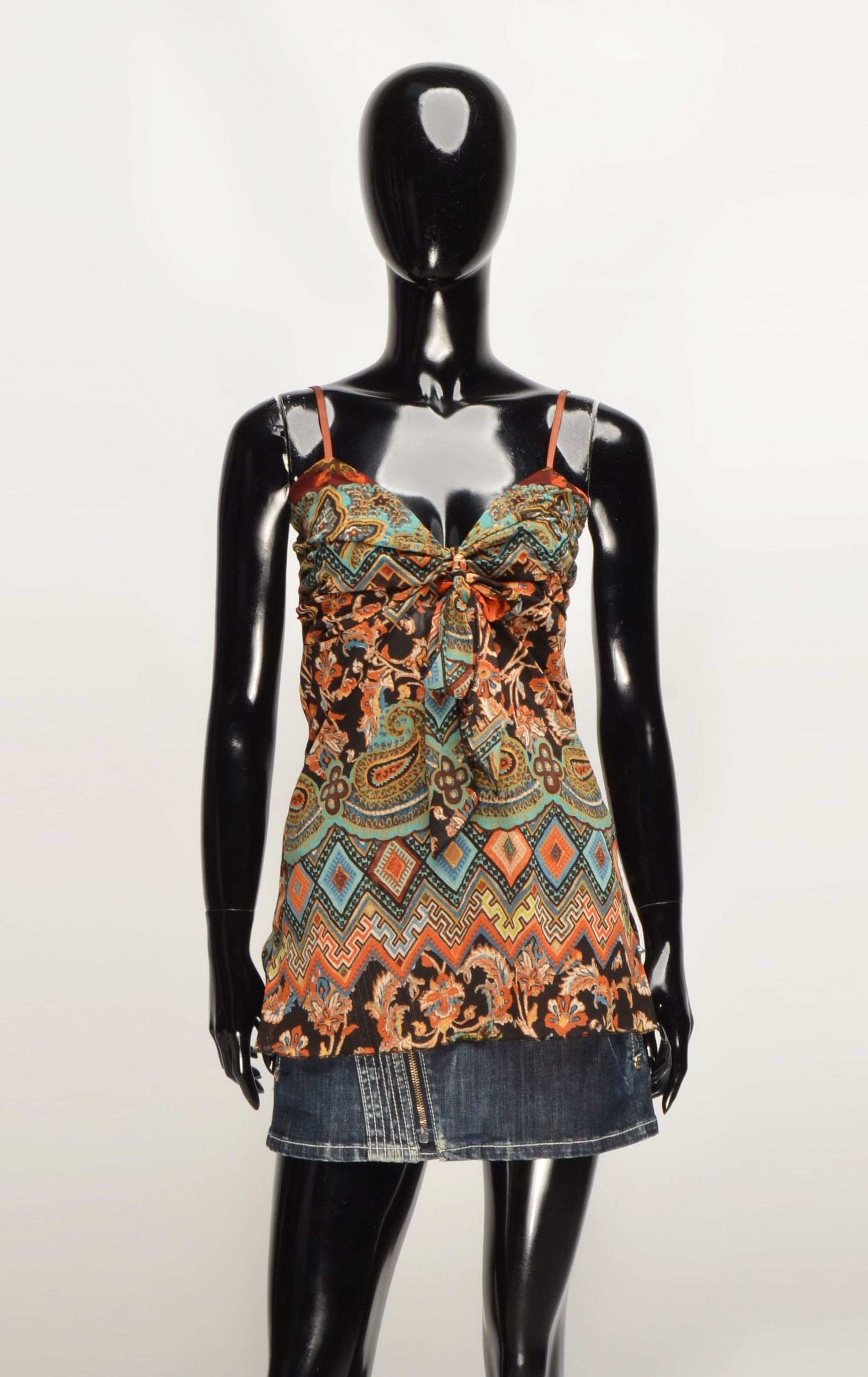 Other Clockhouse Y2K 2000s Fairy Boho Mesh Cami Top Size S / US 4 / IT 40 - 1 Thumbnail
