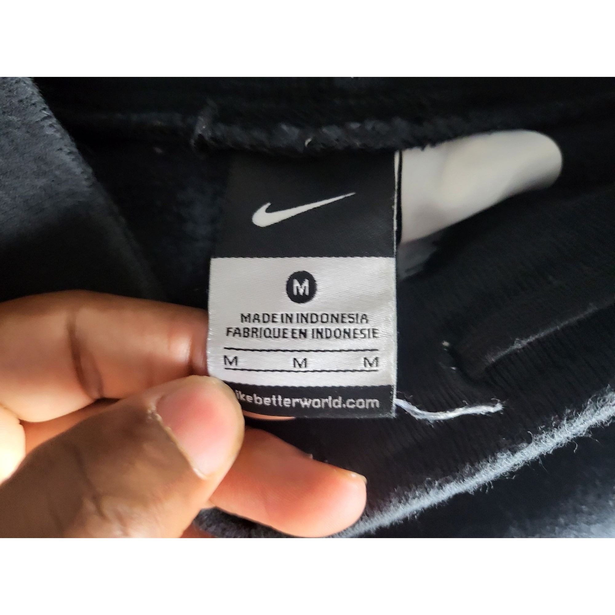 Nike Nike Ankle Crop Sweatpants Women Sz M Black Pockets Logo Cas Size 28" / US 6 / IT 42 - 6 Thumbnail