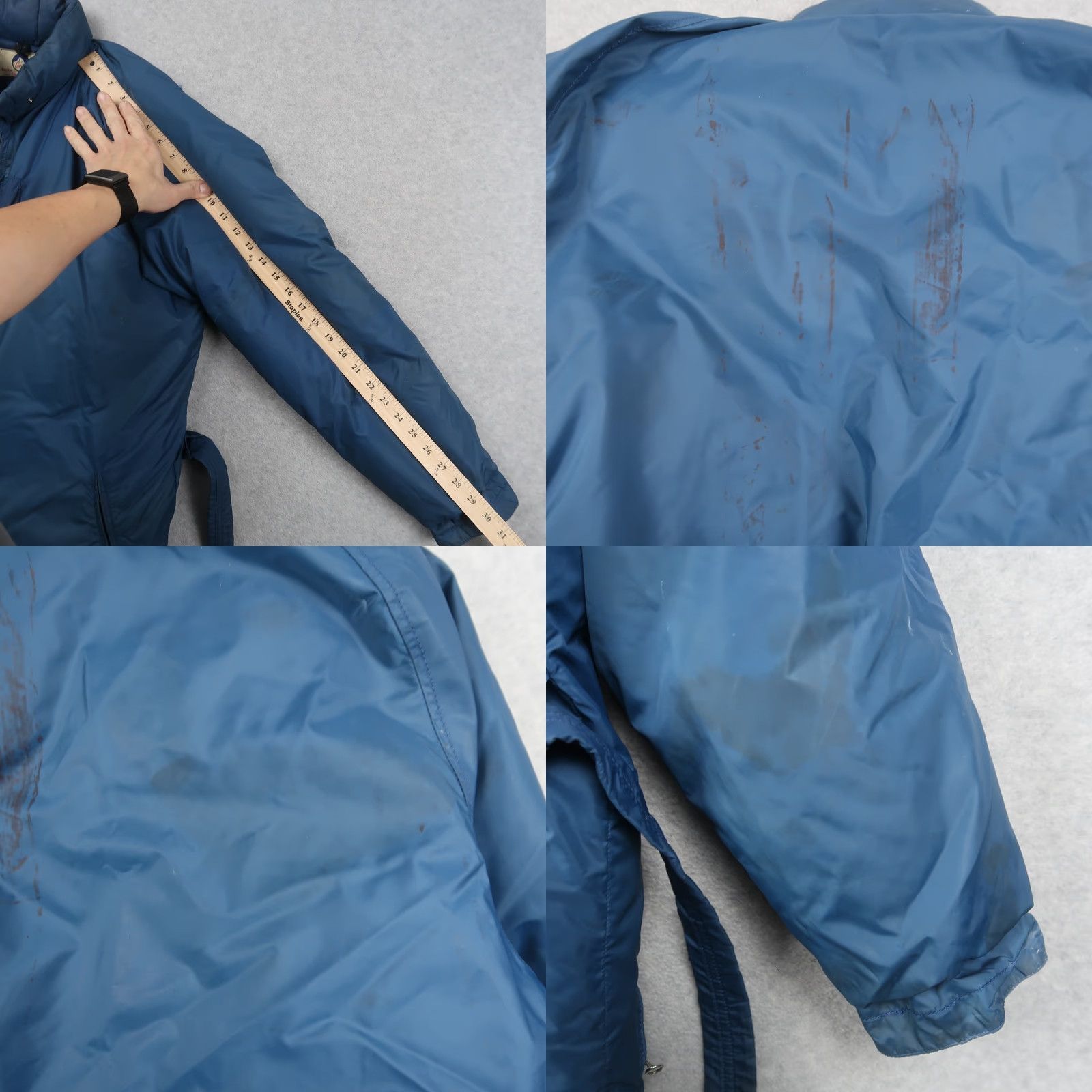CO VINTAGE Gerry Ski Jacket Down Parka Blue L Mens Parka Ski Jacket 60s 1960s Down Puffer Size US L / EU 52-54 / 3 - 11 Thumbnail