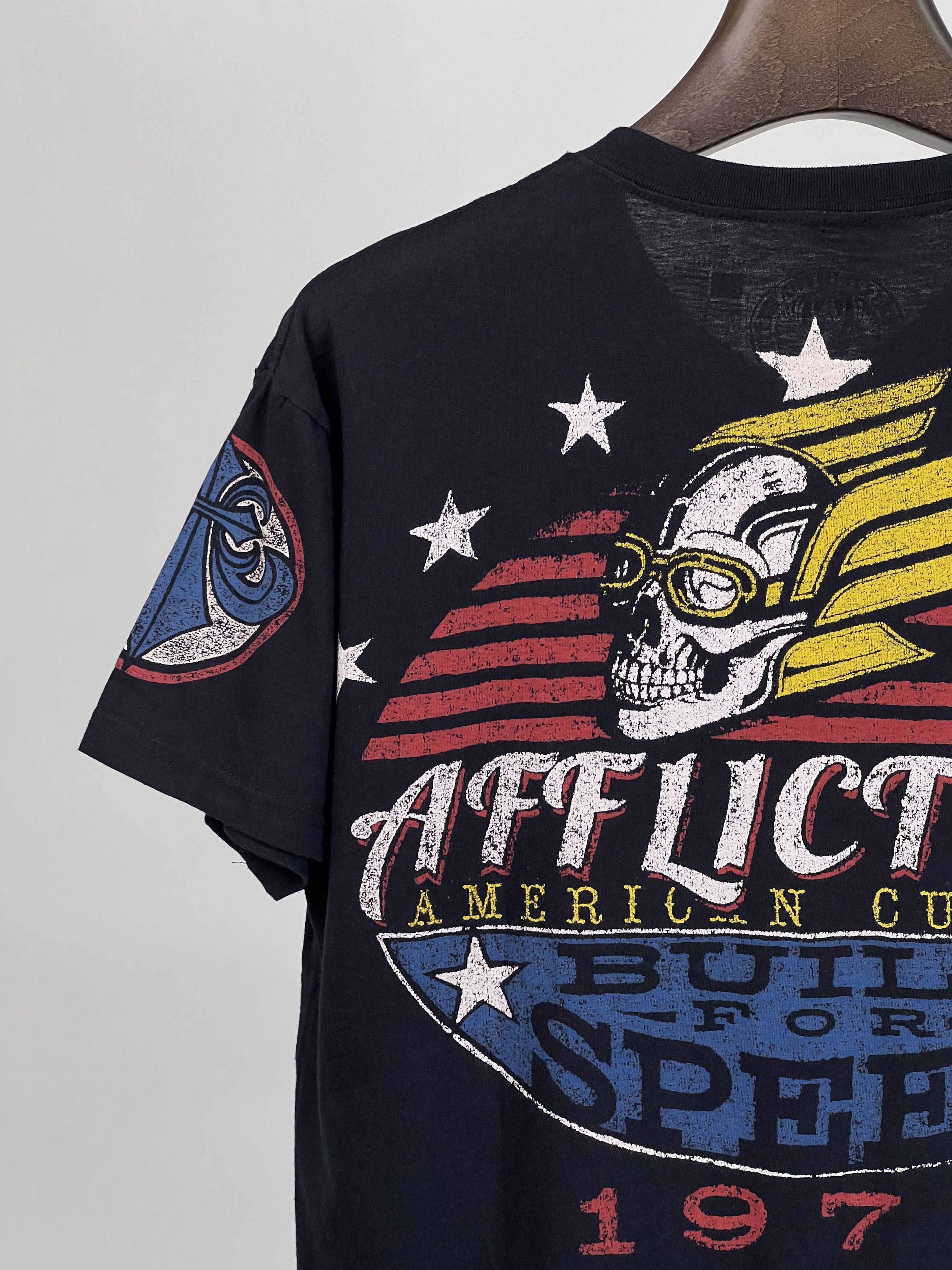 Affliction Brand New AMERICAN CUSTOMS SS TEE Size US XL / EU 56 / 4 - 7 Thumbnail
