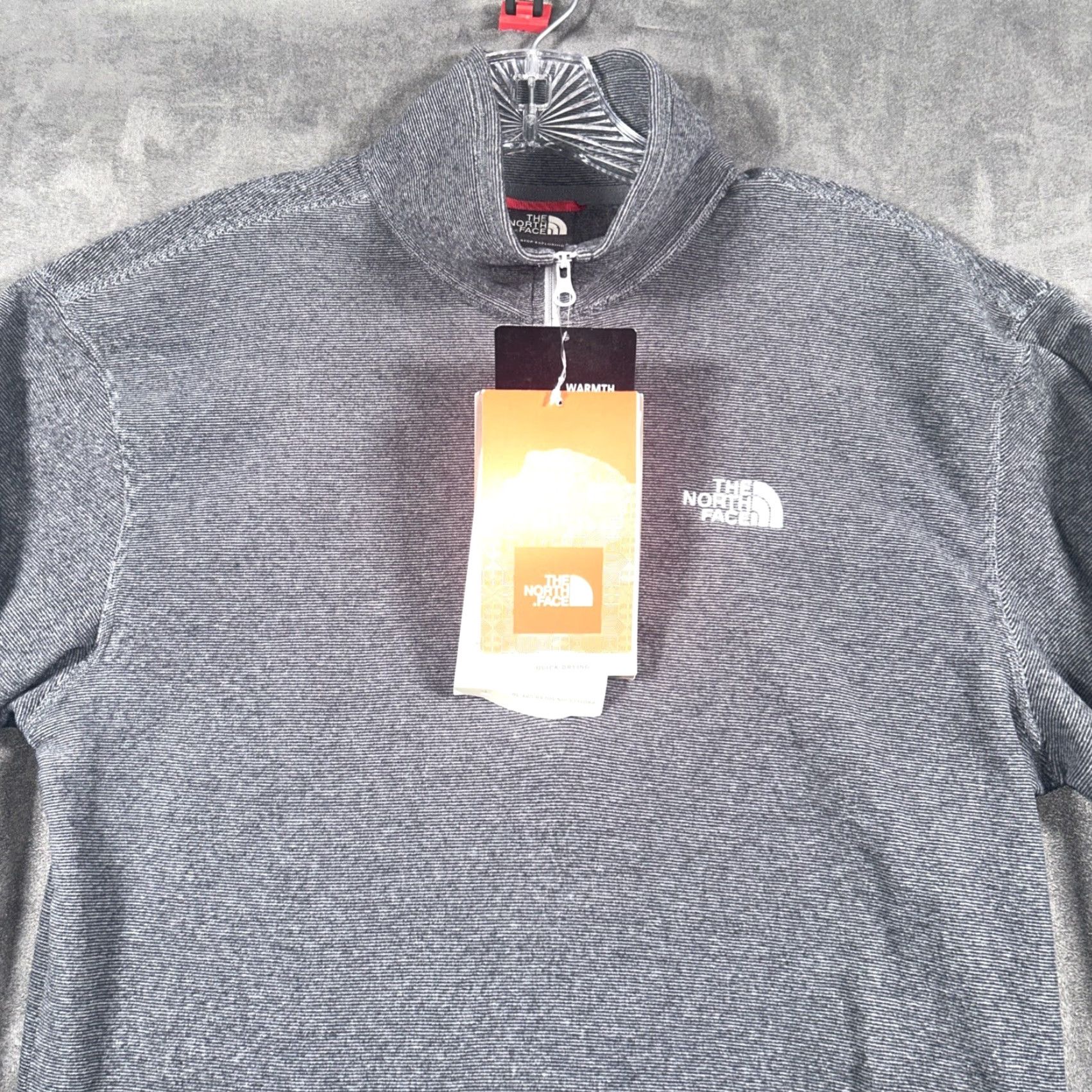 The North Face The North Face TKA 100 Glacier 1/4 Zip Fleece Mens Vanadis Gray S Polartec Jacket Size US S / EU 44-46 / 1 - 2 Thumbnail
