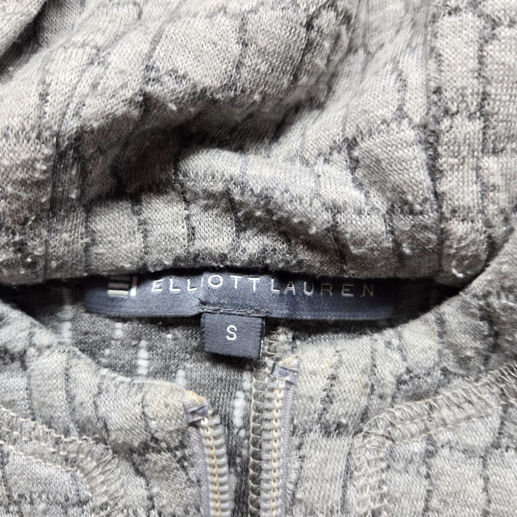 Vintage Elliott Lauren Gray Full Zip Sweater Hoodie Adult Size S Small Gray Women's Size S / US 4 / IT 40 - 2 Thumbnail