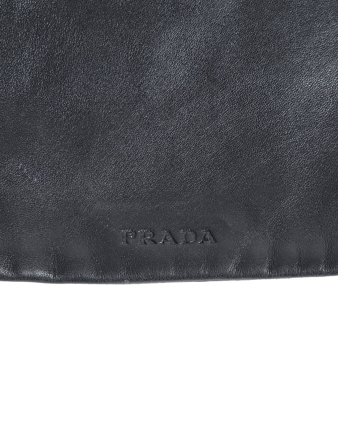 Prada Prada S/S2001 All Black Flat Leather Bag Size ONE SIZE - 6 Thumbnail