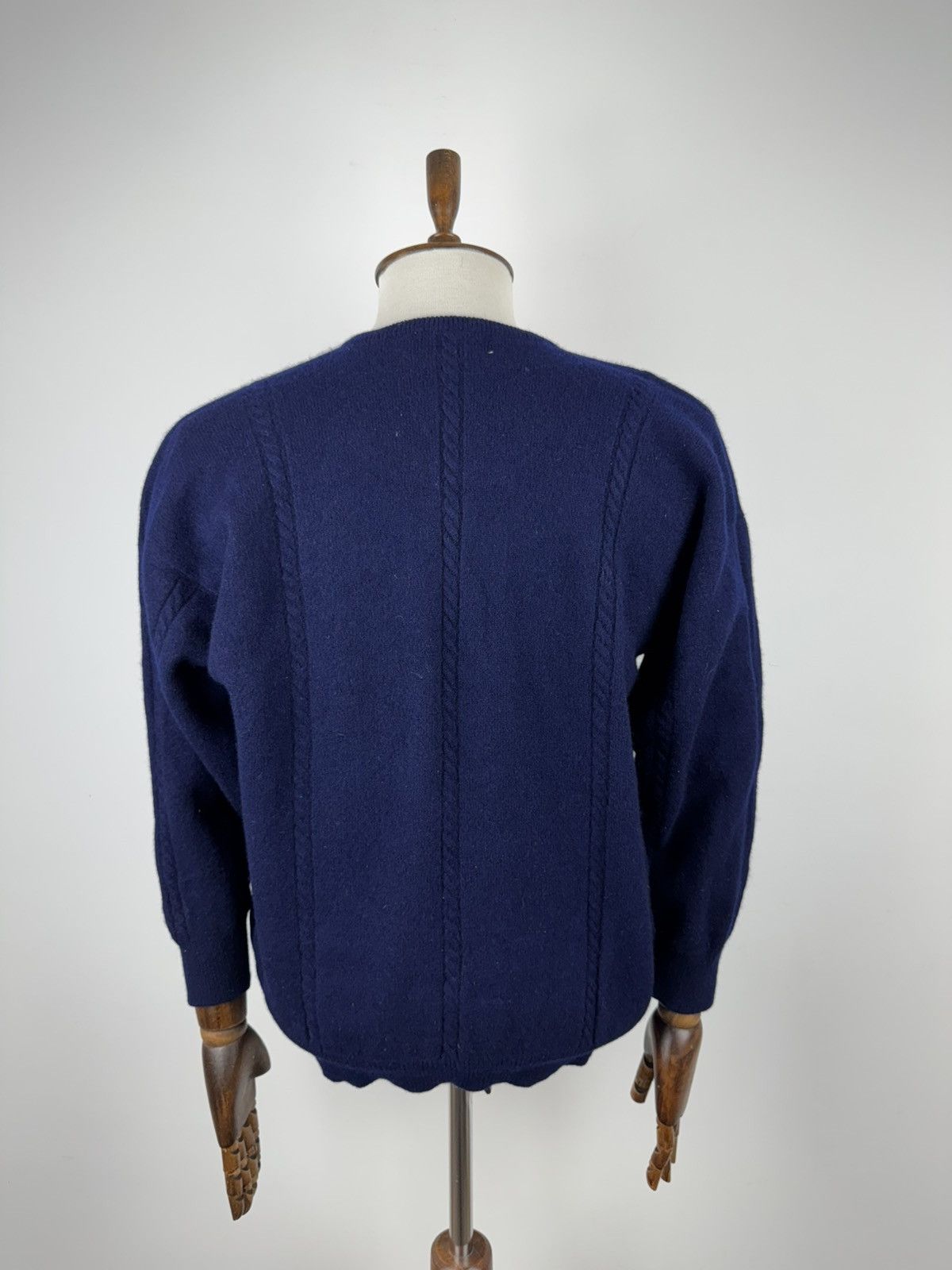 Burberry × Vintage Men’s Vintage Burberrys Golf V-Neck Wool Sweater size 46 Size US XL / EU 56 / 4 - 4 Thumbnail