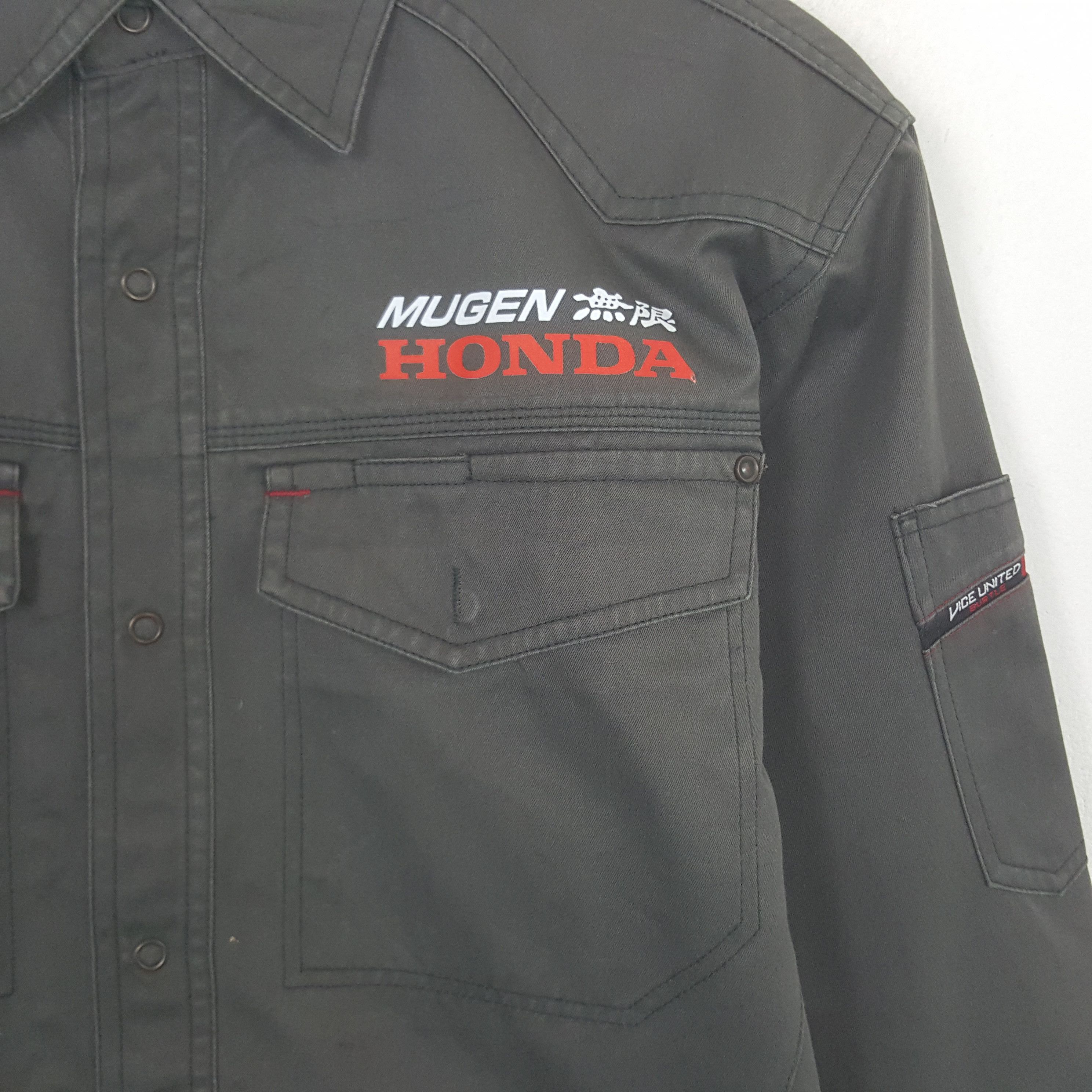 Japanese Brand Vintage Mugen Honda Custom Sport Clip Button Jacket Size US M / EU 48-50 / 2 - 4 Thumbnail