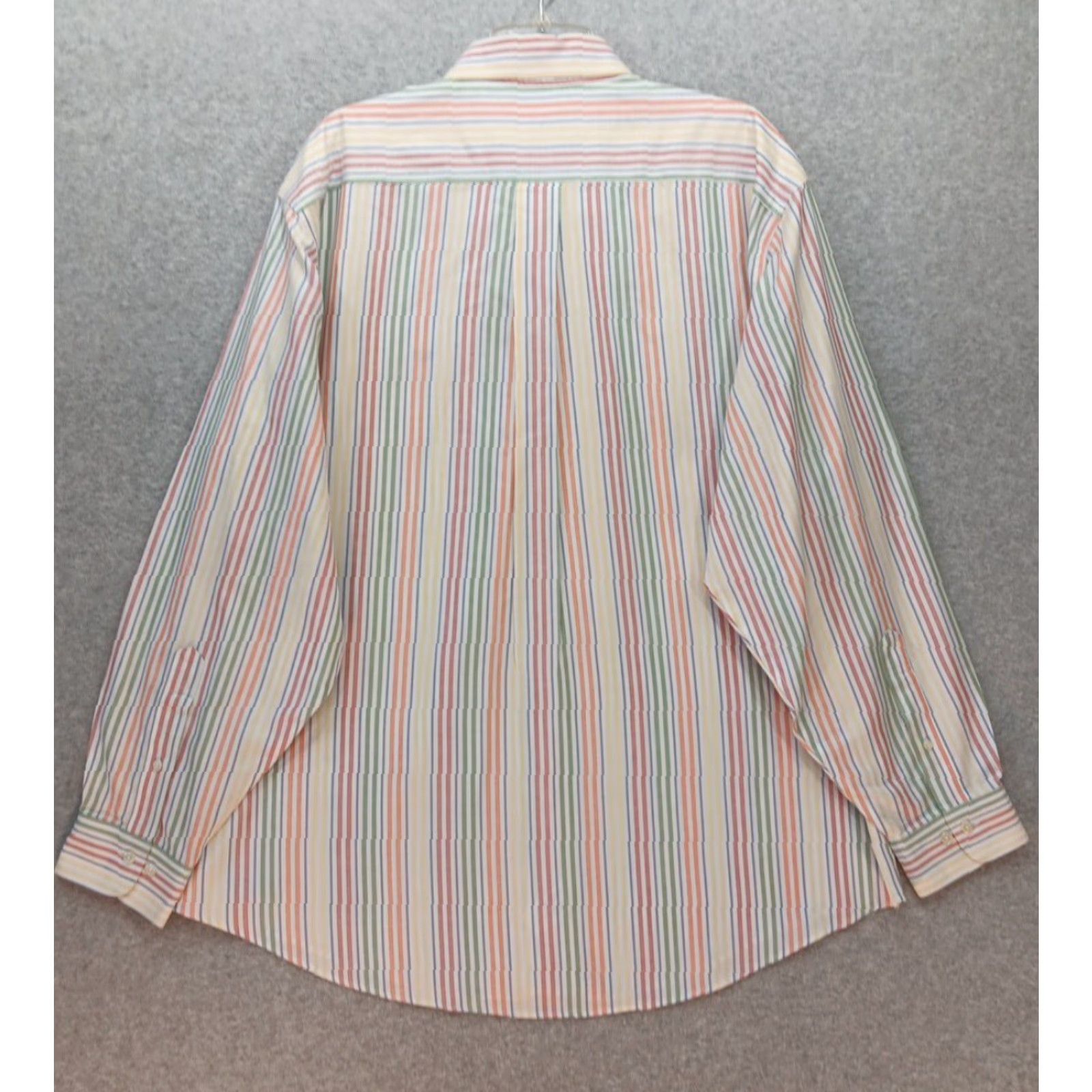 Brooks Brothers Brooks Brothers 346 Shirt XL Multi-Color Striped Button Down LS Supima Cotton Size US XL / EU 56 / 4 - 8 Thumbnail