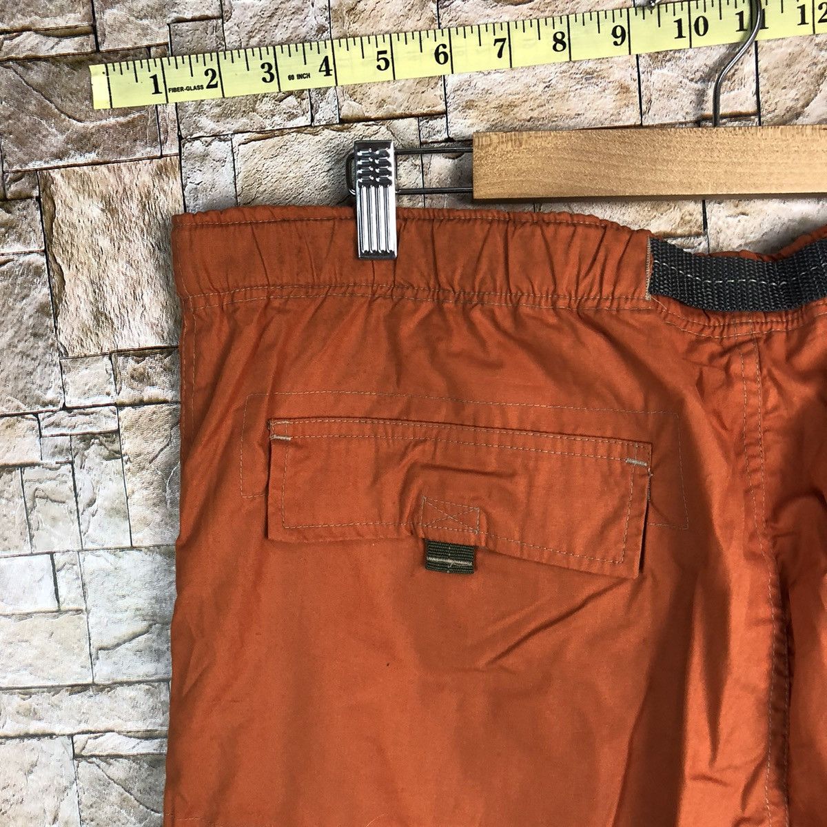 Japanese Brand Scommesso Orange Cargo Multipocket Pants #A580 Size US 33 - 15 Thumbnail