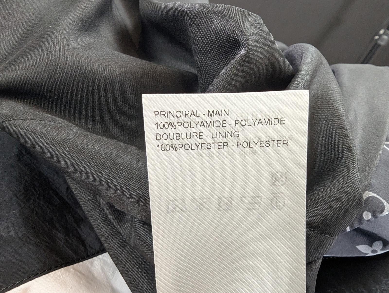 Louis Vuitton Louis Vuitton Monogram Nylon Printed Track Top in Black Size US L / EU 52-54 / 3 - 4 Thumbnail
