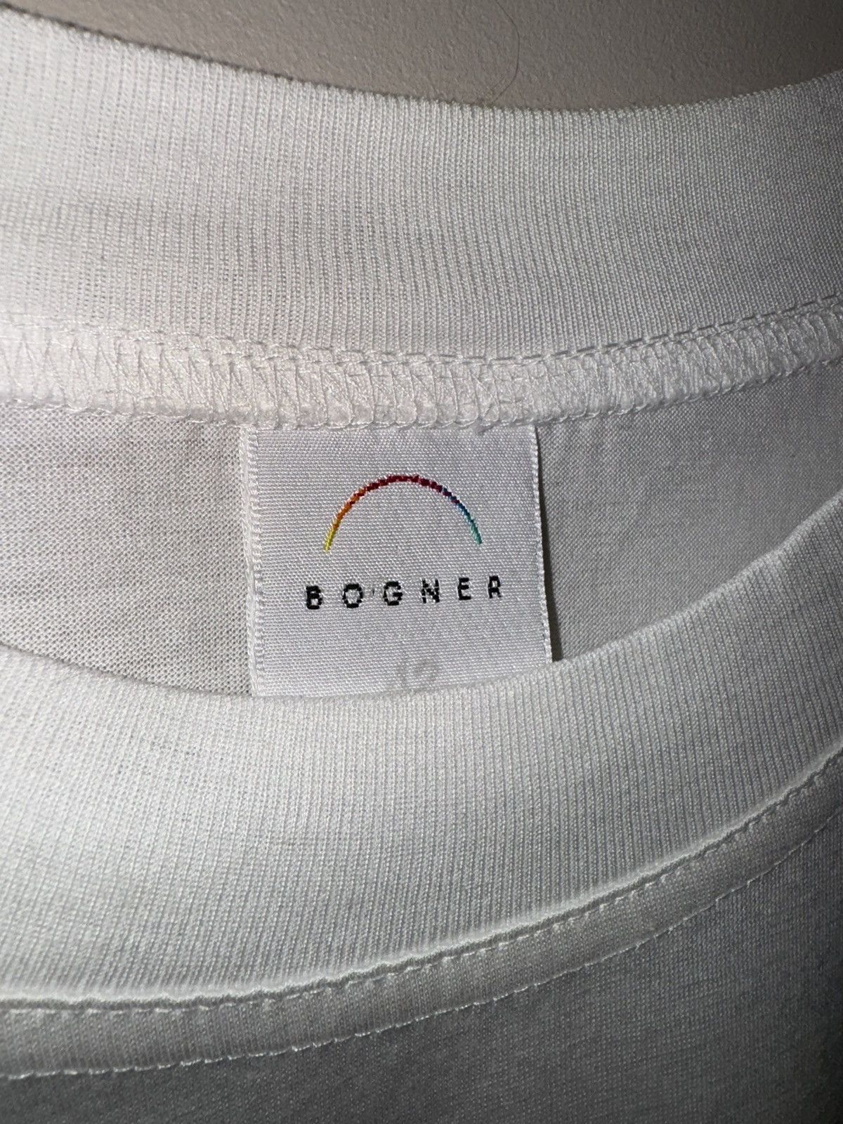 Bogner × Vintage Bogner t shirt white with logo basic premium cotton Size US L / EU 52-54 / 3 - 4 Thumbnail
