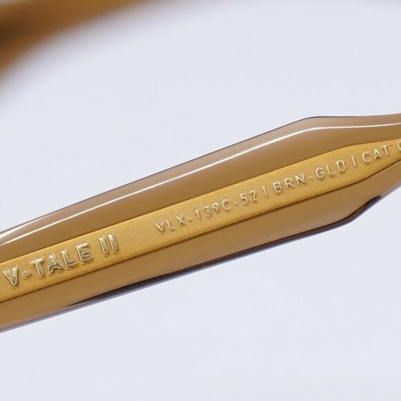 Valentino Valentino V-TALE II VLX-139C Eyeglasses Brown 52mm Size ONE SIZE - 5 Thumbnail