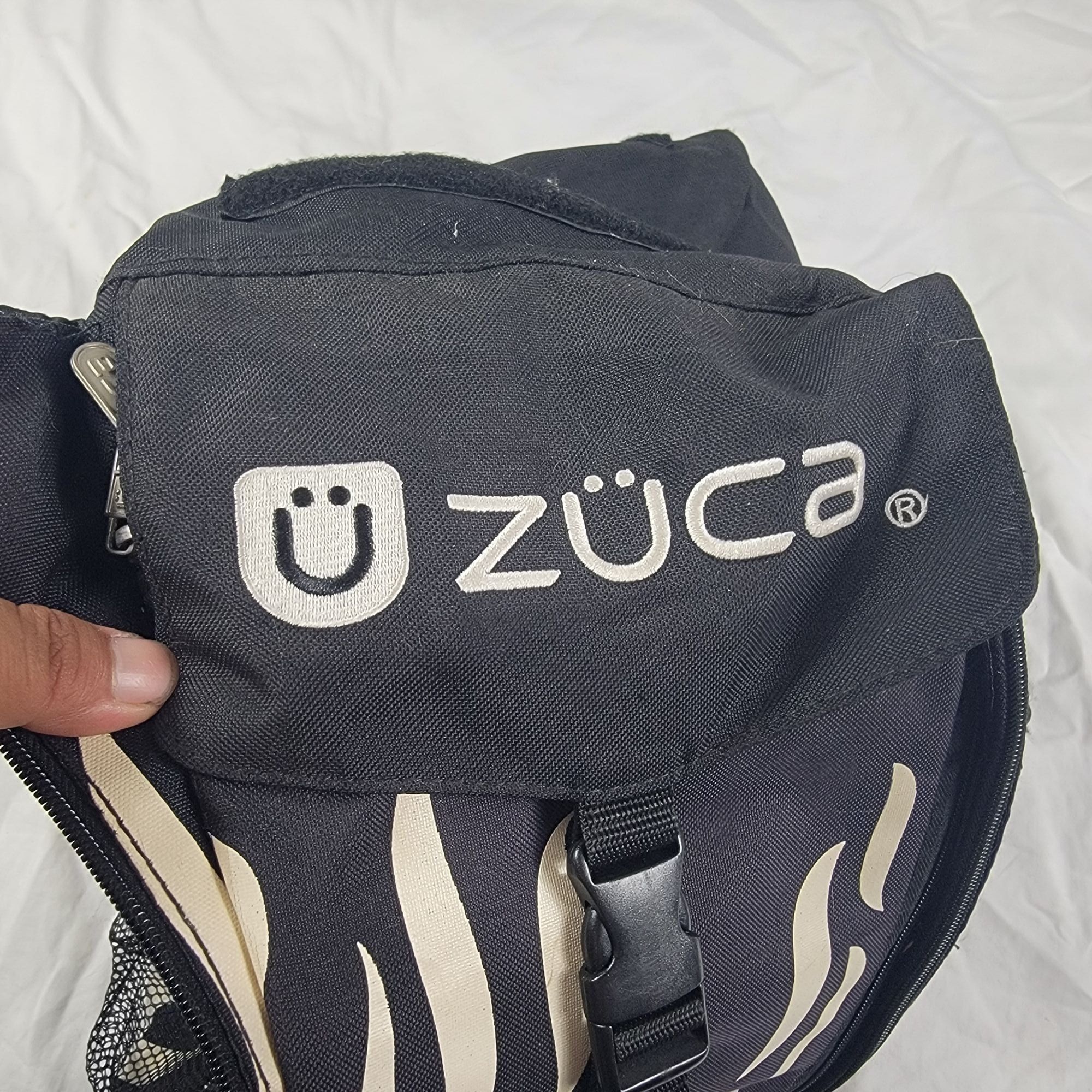 Other Zuca Black White Flame Design Insert Bag With Mesh Pockets T Size ONE SIZE - 9 Thumbnail