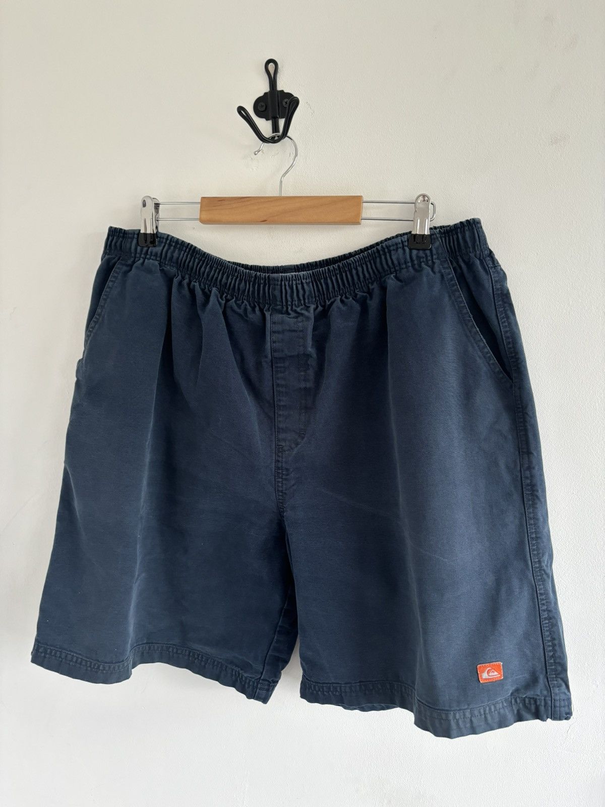 Japanese Brand × Quicksilver × Quiksilver Vintage Quicksilver Cotton Navy Shorts Size US 36 / EU 52 - 3 Thumbnail