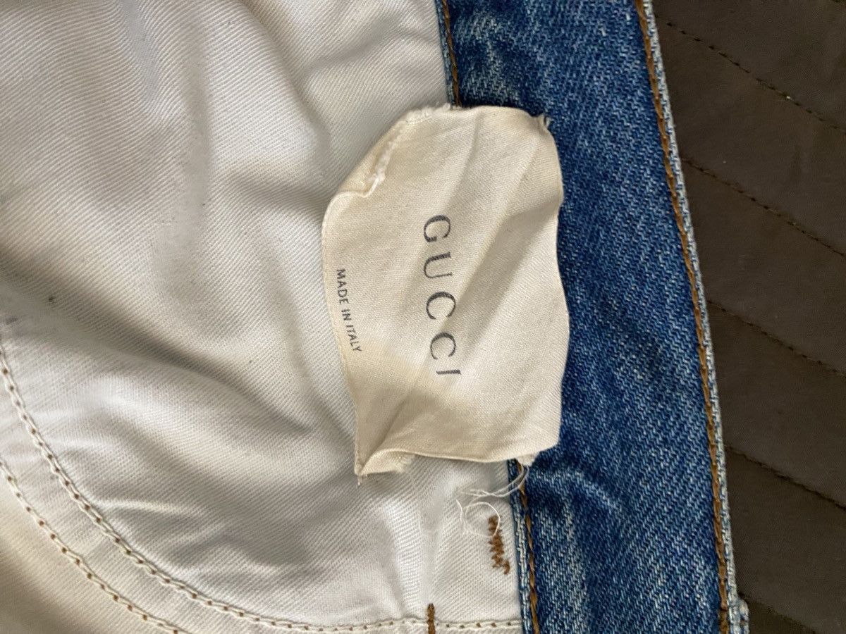 Gucci Butterfly Embroidered Size US 33 - 6 Thumbnail