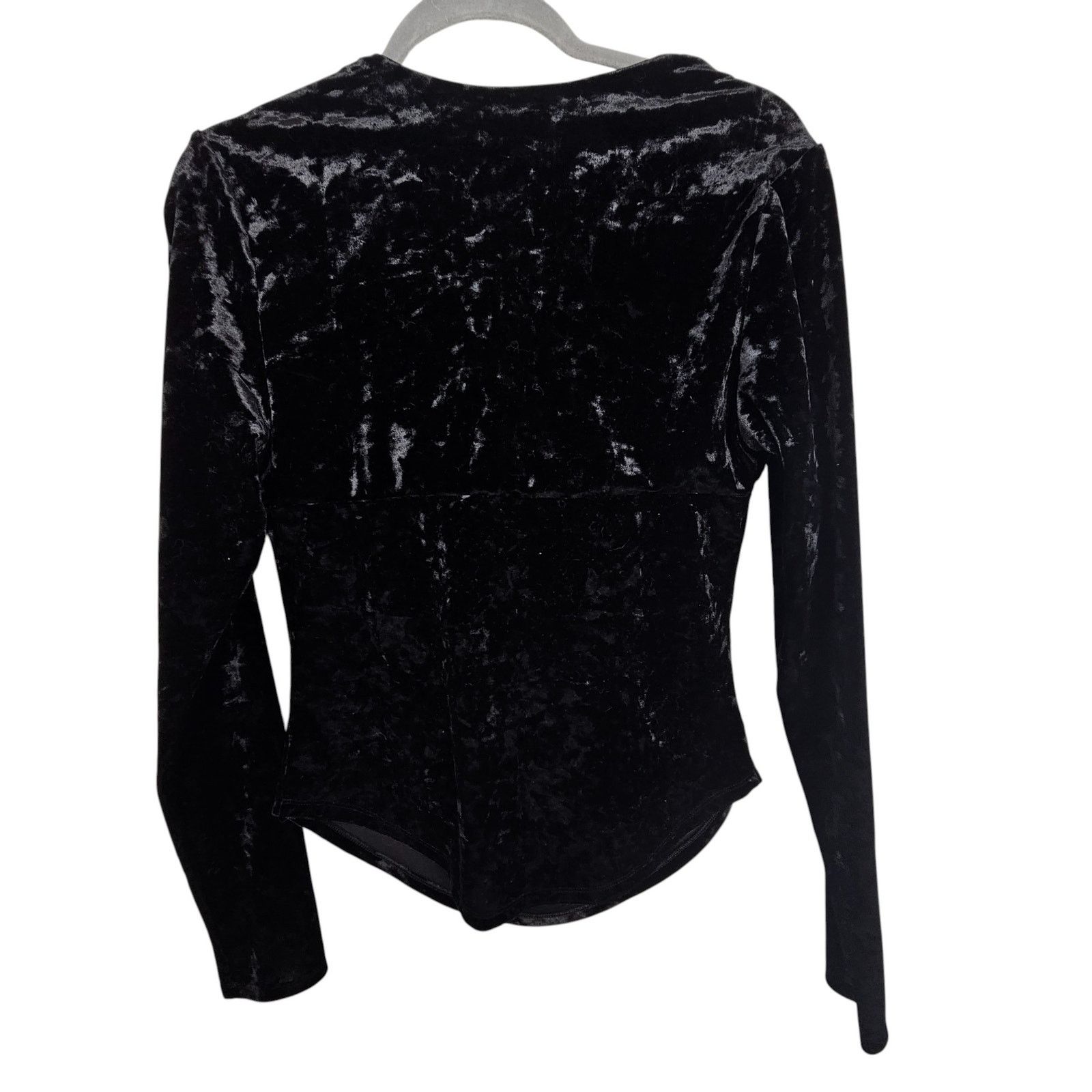 Free People Free People Perfect Date Black Velvet Top Cowl Neck Sz M Size M / US 6-8 / IT 42-44 - 9 Thumbnail