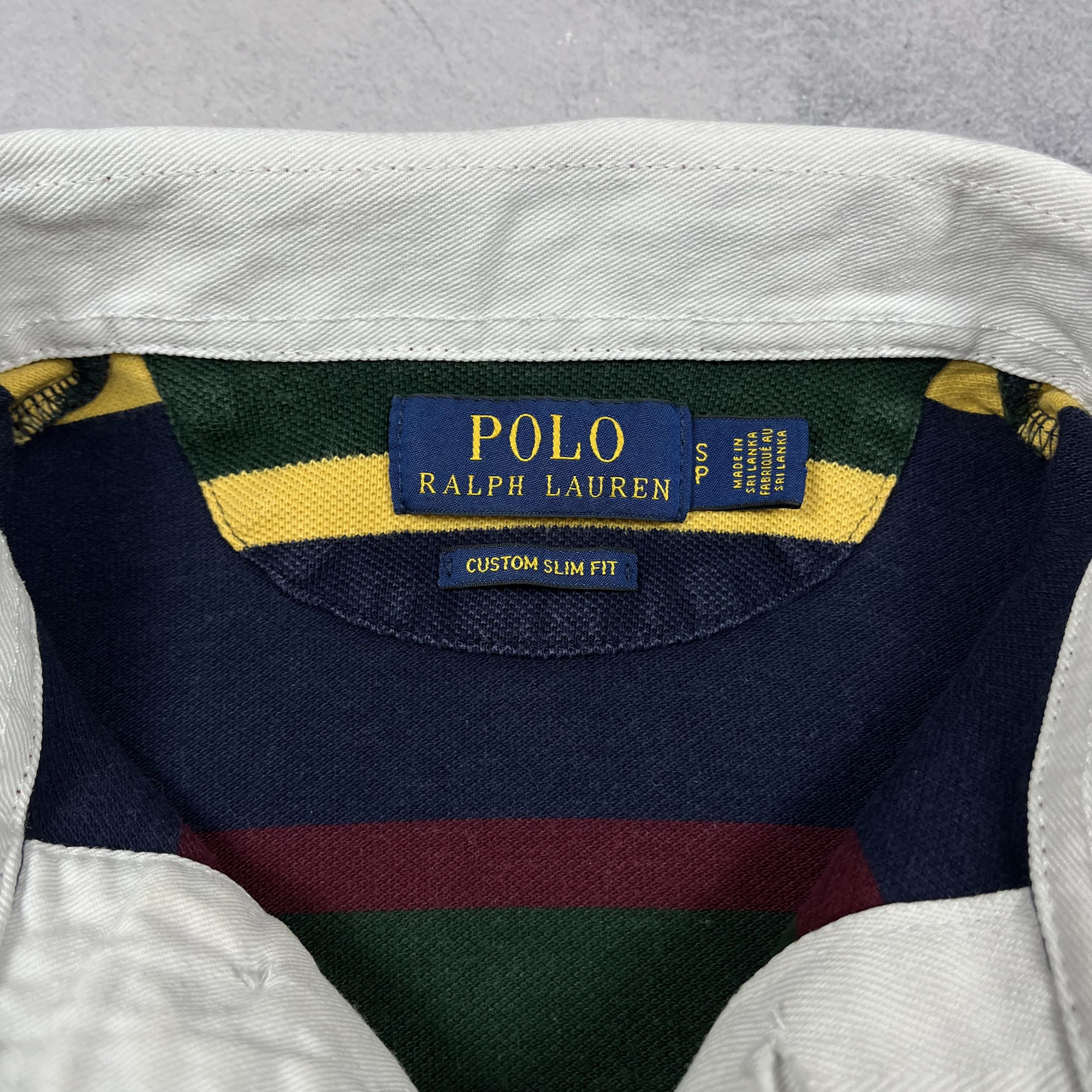 Polo Ralph Lauren Polo Ralph Lauren Polo Bear Rugby Stripped Polo Shirt Size US S / EU 44-46 / 1 - 10 Thumbnail