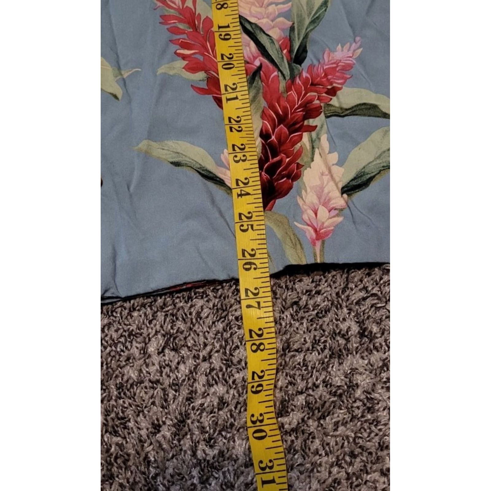 Paradise VINTAGE Paradise on a Hanger Hawaiian Beach Shirt PARADISE ON A HANGER Wild Orchids XXL Green Floral Short Sleeve Button-Up Collared Canvas Cotton Size US XXL / EU 58 / 5 - 5 Thumbnail