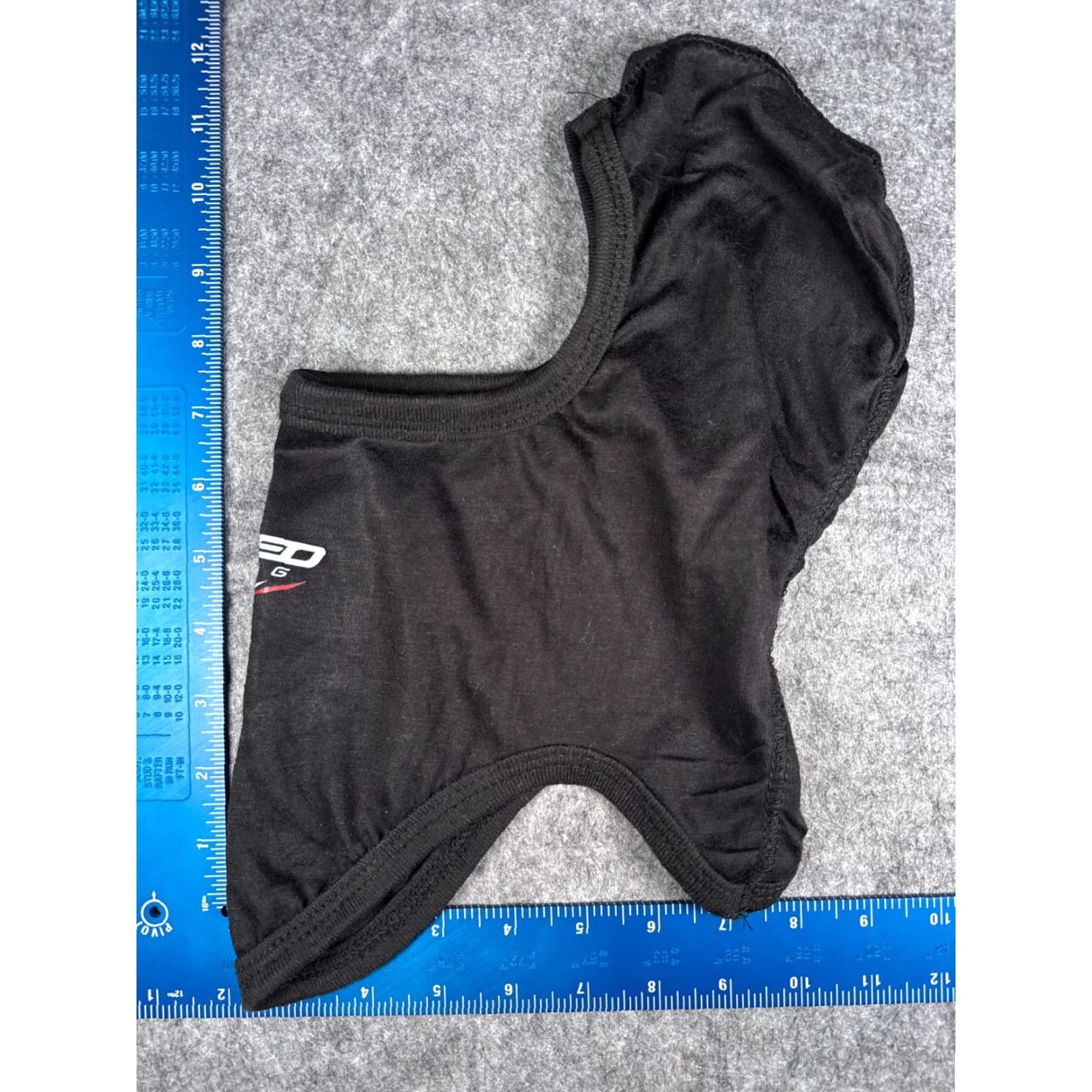 Vintage K1 Speed Racing Mask Headsock Adult Black Lightweight Jersey Fabric Balaclava Men's One Size Breathing Lightweight Adjustable Size US M / EU 48-50 / 2 - 3 Thumbnail