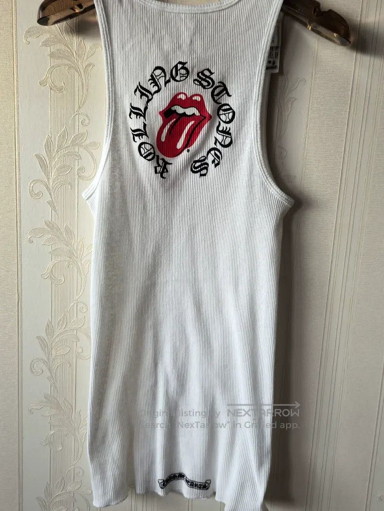 Chrome Hearts CHROME HEARTS Size S Rolling Stones Joint White vest skirt Size S / US 4 / IT 40 - 4 Thumbnail